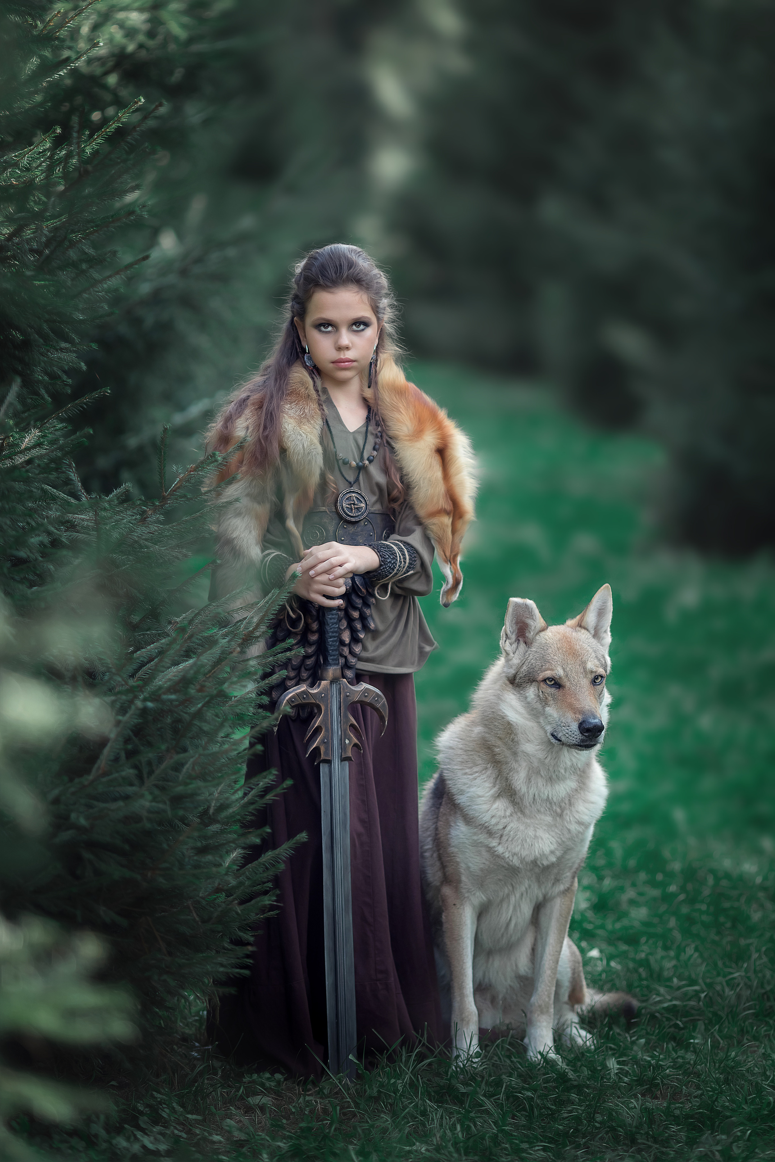 Viking & Wolf. Children’s and family photographer Ekaterina Ureva in Moscow