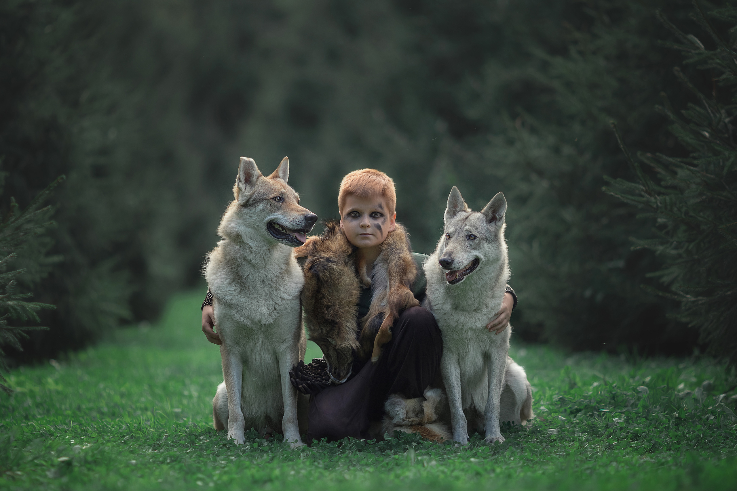 Viking & Wolf. Children’s and family photographer Ekaterina Ureva in Moscow