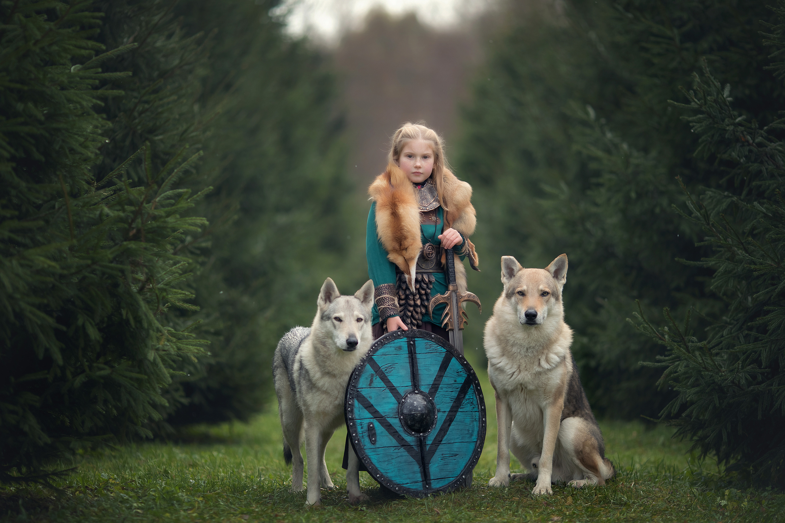 Viking & Wolf. Children’s and family photographer Ekaterina Ureva in Moscow