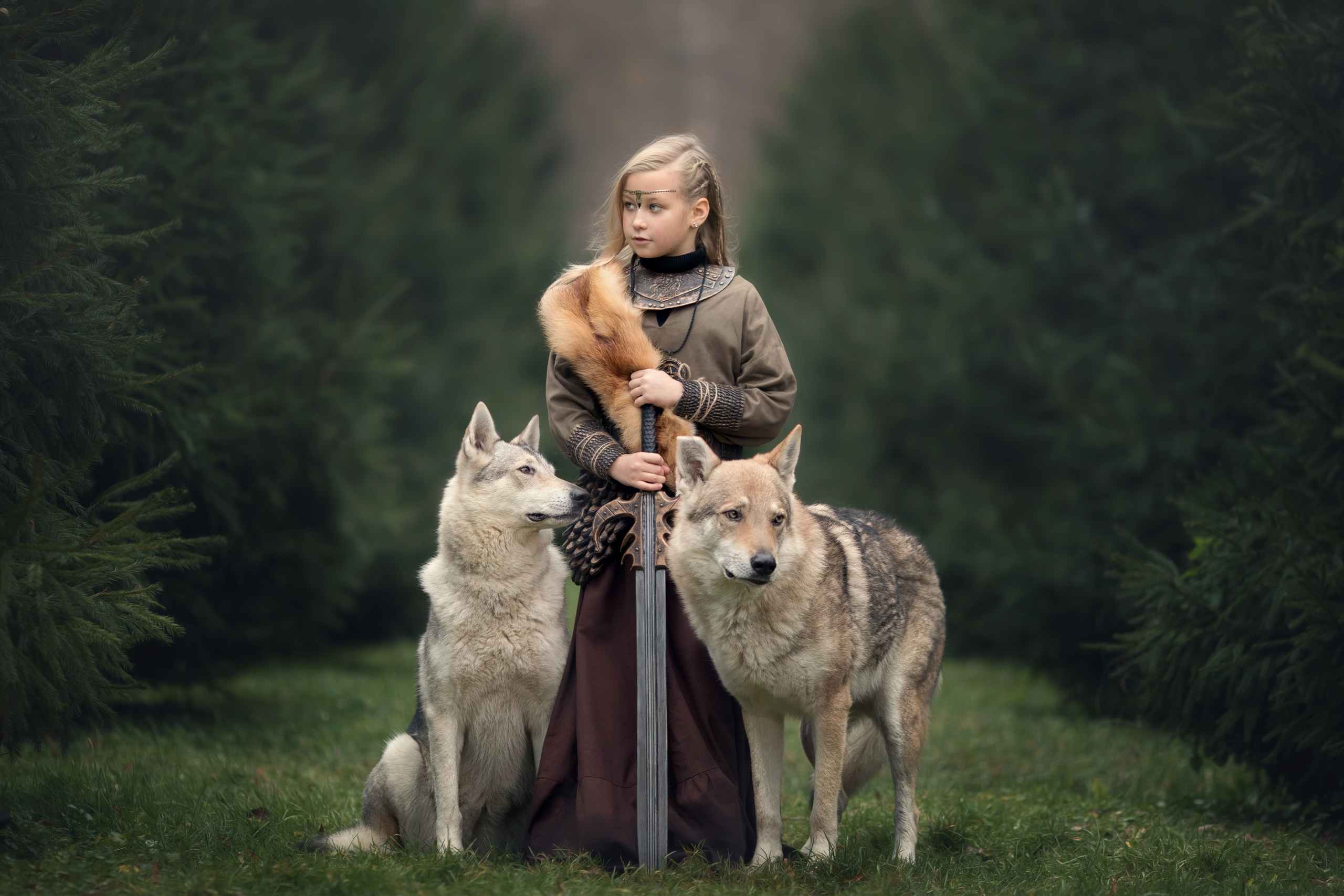 Viking & Wolf. Children’s and family photographer Ekaterina Ureva in Moscow