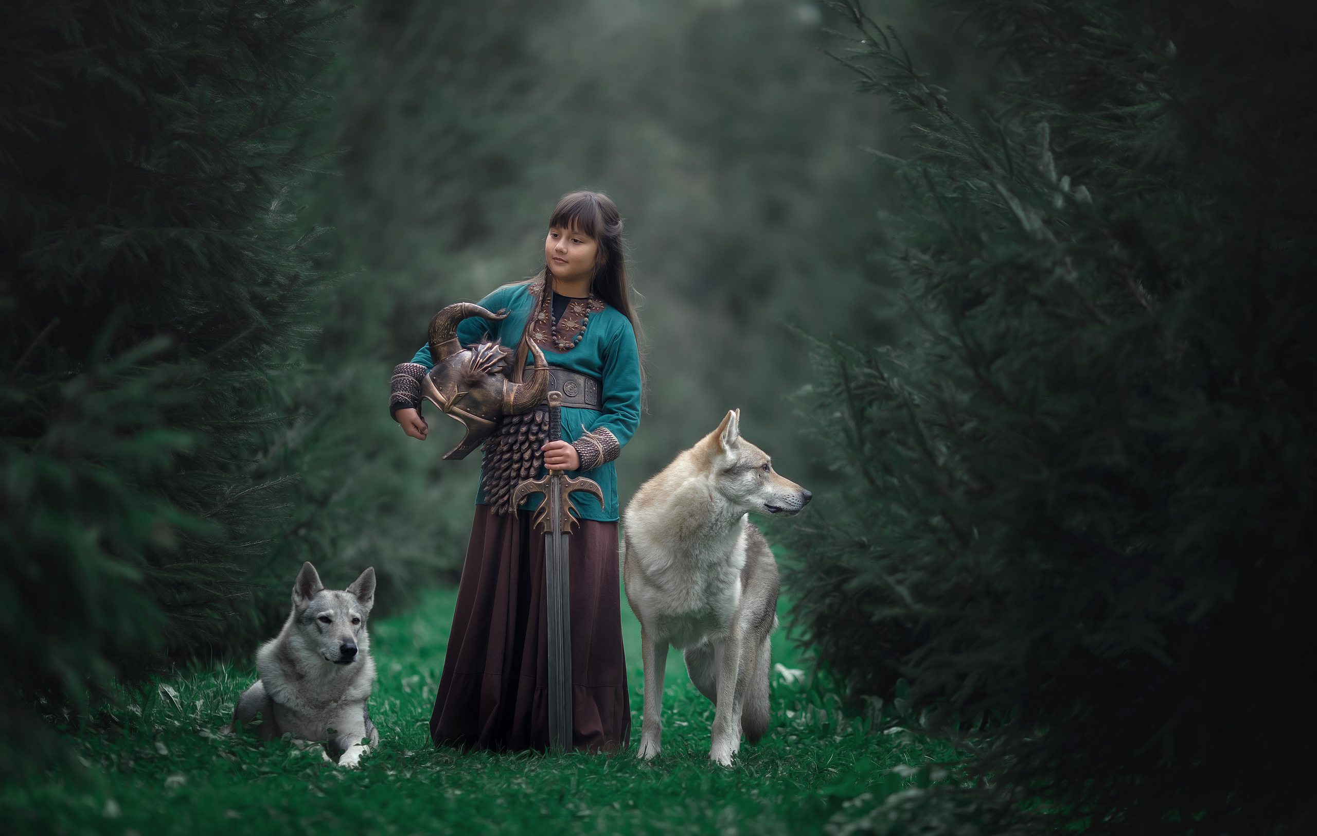 Viking & Wolf. Children’s and family photographer Ekaterina Ureva in Moscow