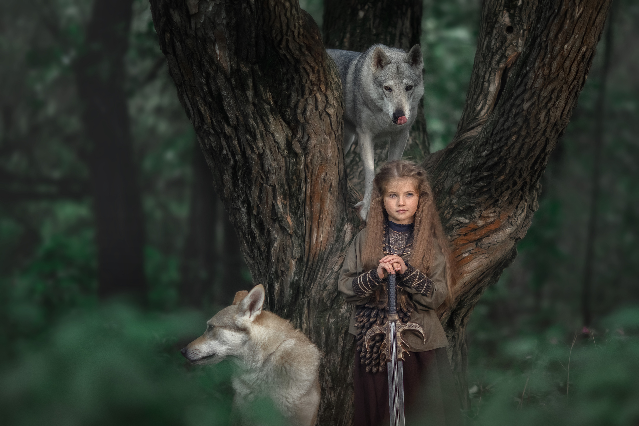 Viking & Wolf. Children’s and family photographer Ekaterina Ureva in Moscow