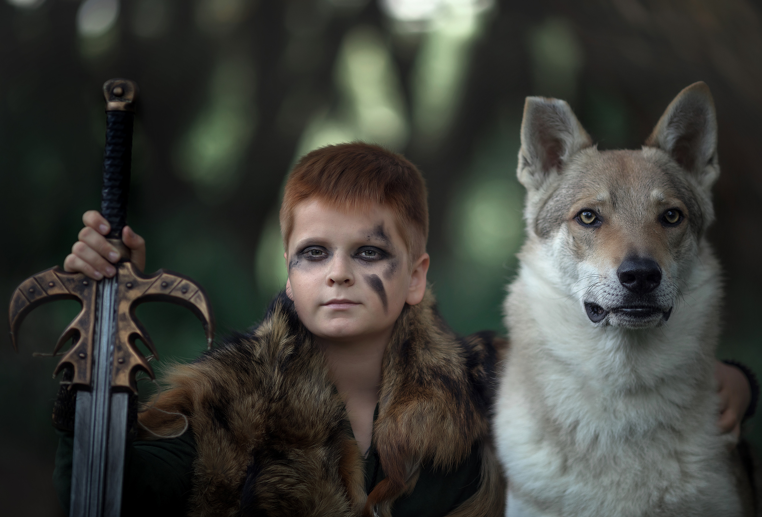 Viking & Wolf. Children’s and family photographer Ekaterina Ureva in Moscow