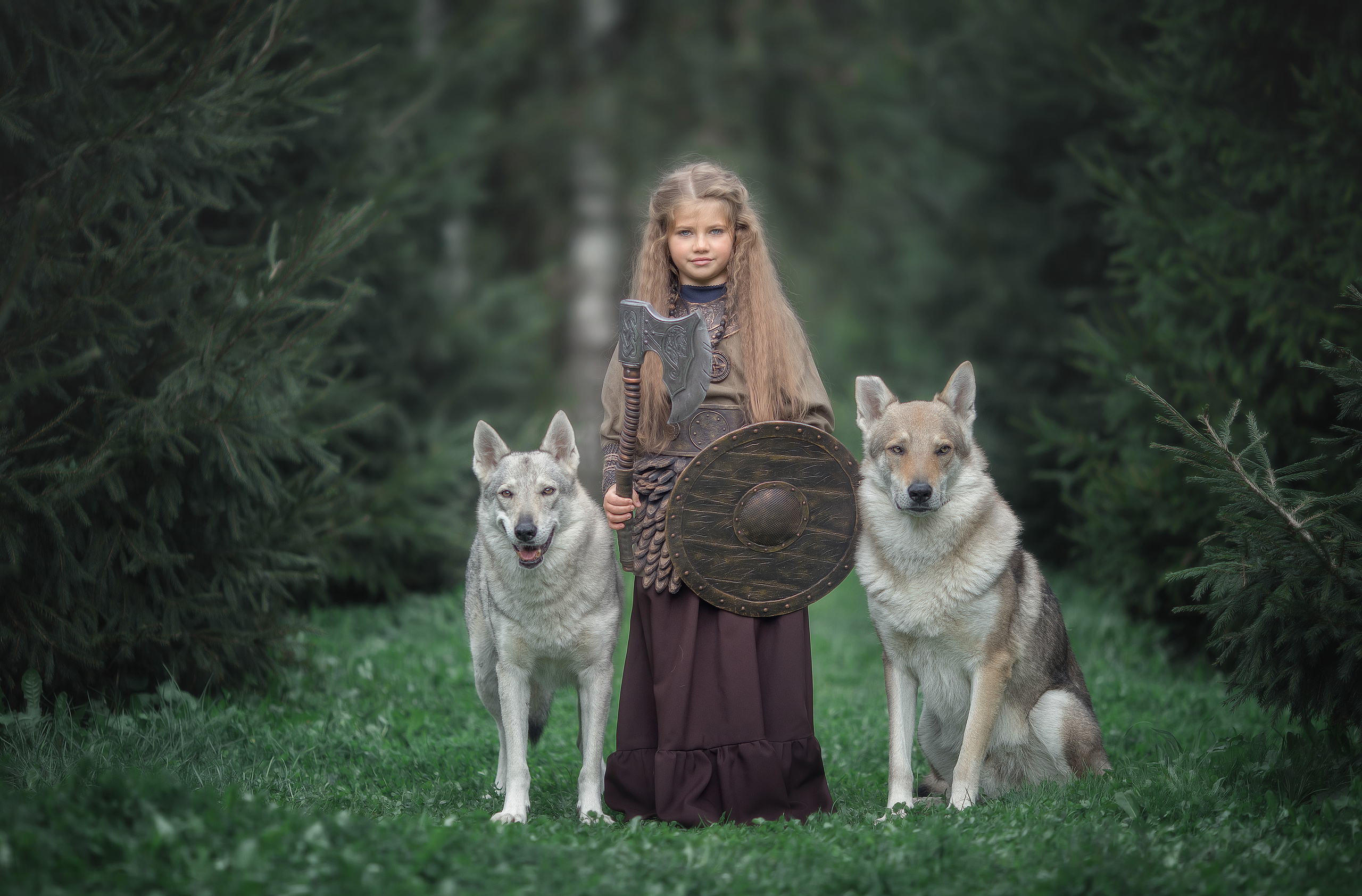 Viking & Wolf. Children’s and family photographer Ekaterina Ureva in Moscow