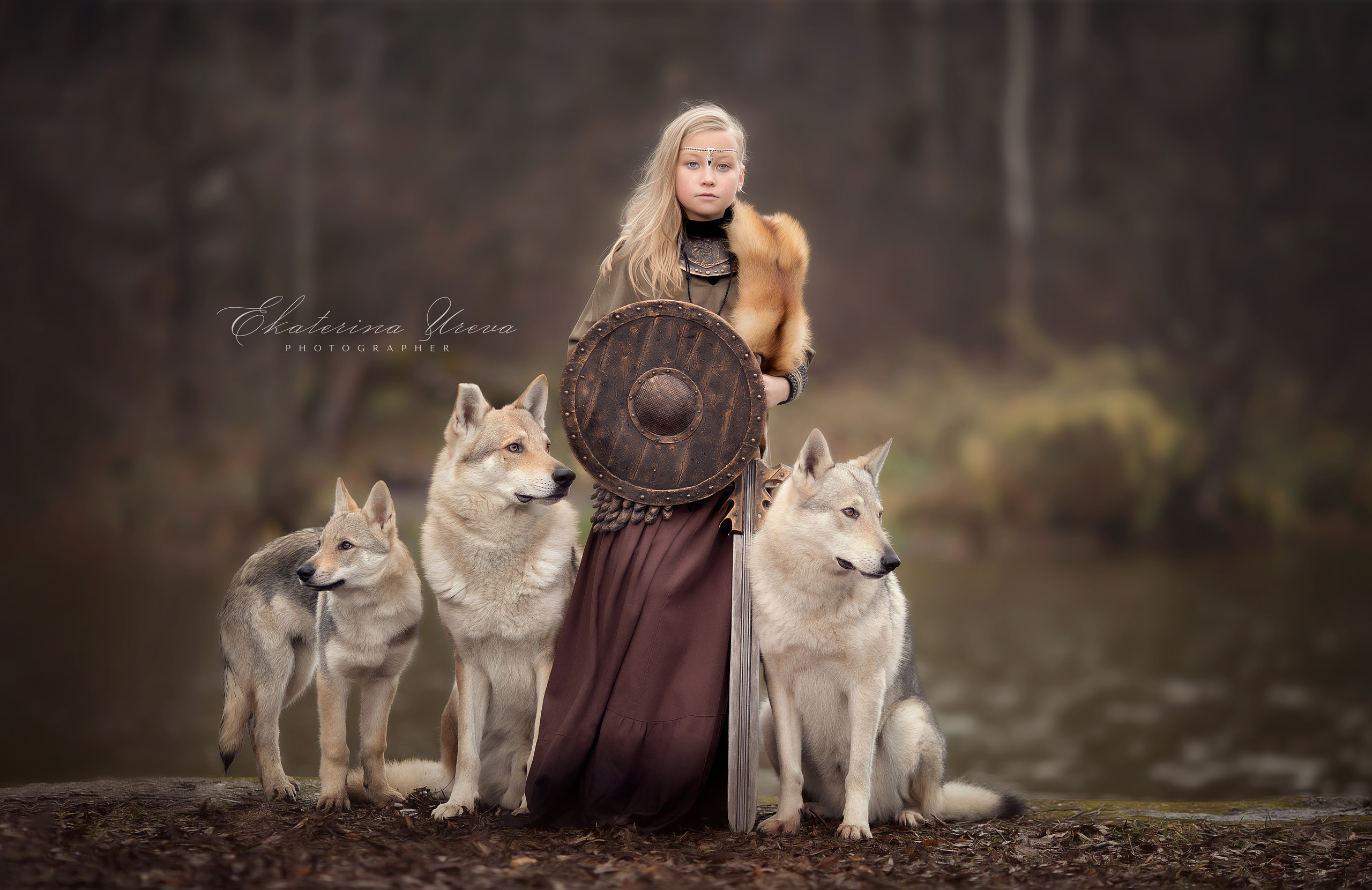 Viking & Wolf. Children’s and family photographer Ekaterina Ureva in Moscow