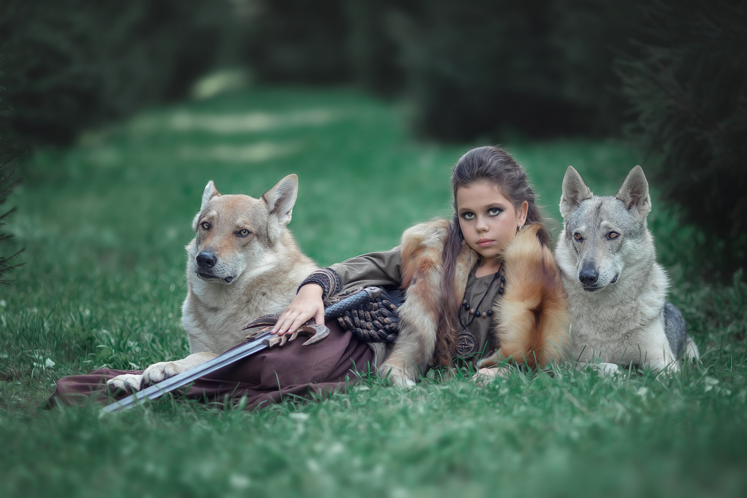 Viking & Wolf. Children’s and family photographer Ekaterina Ureva in Moscow