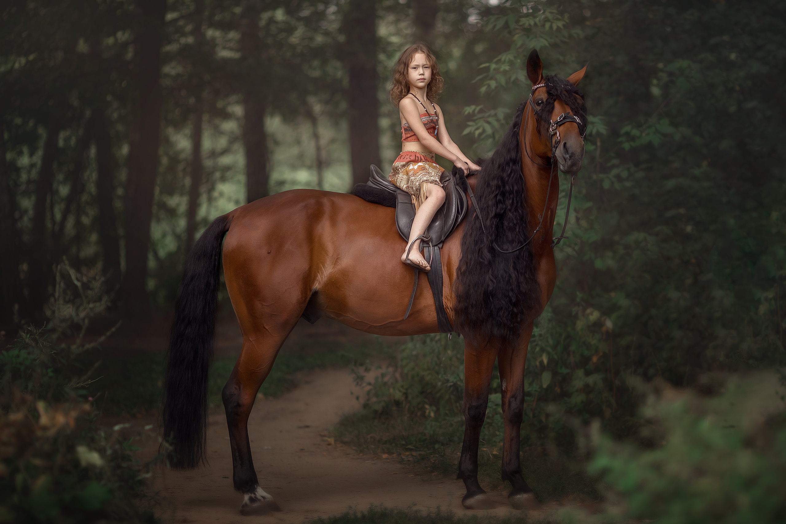 The chief’s daughter. Children’s and family photographer Ekaterina Ureva in Moscow