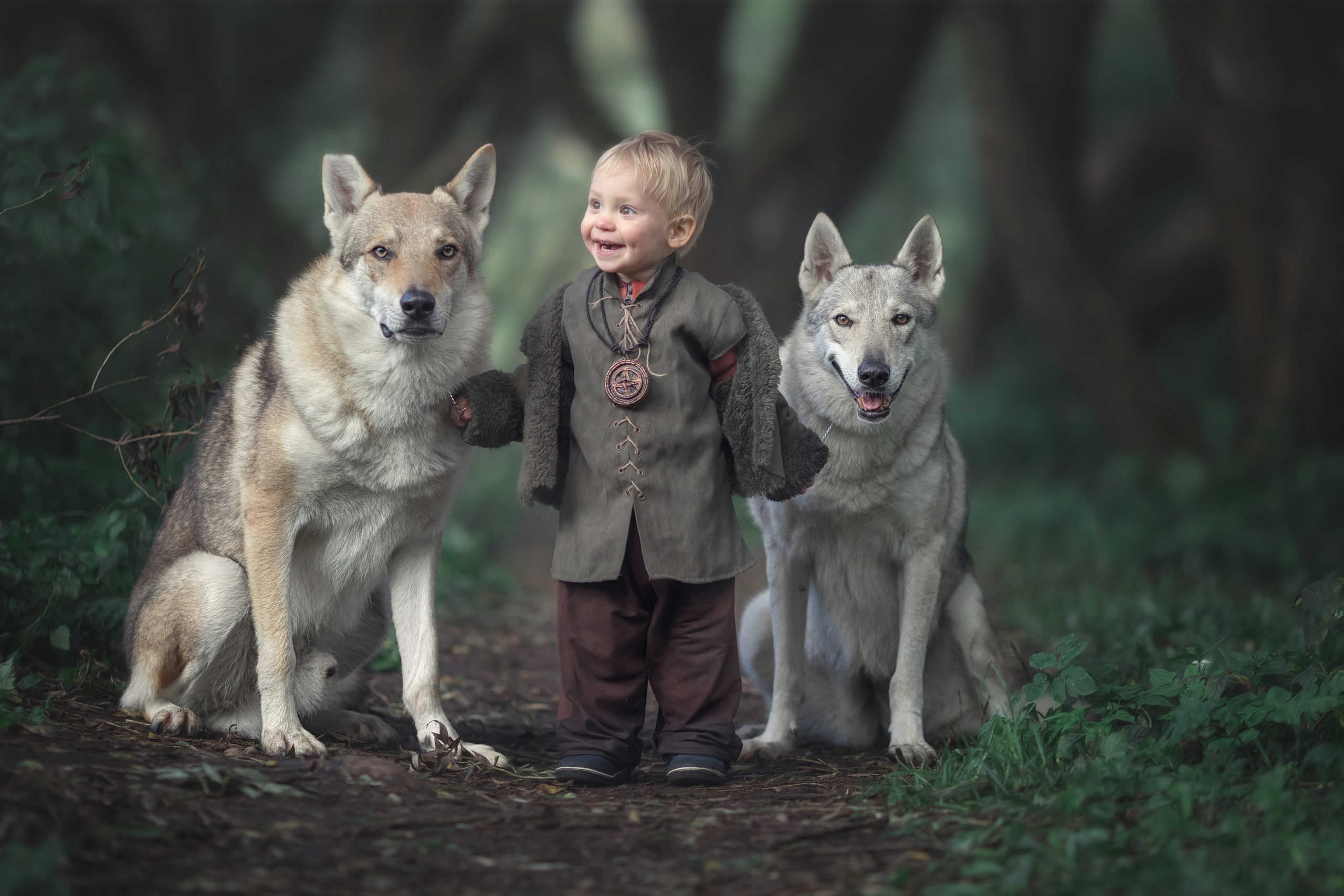 Viking & Wolf. Children’s and family photographer Ekaterina Ureva in Moscow