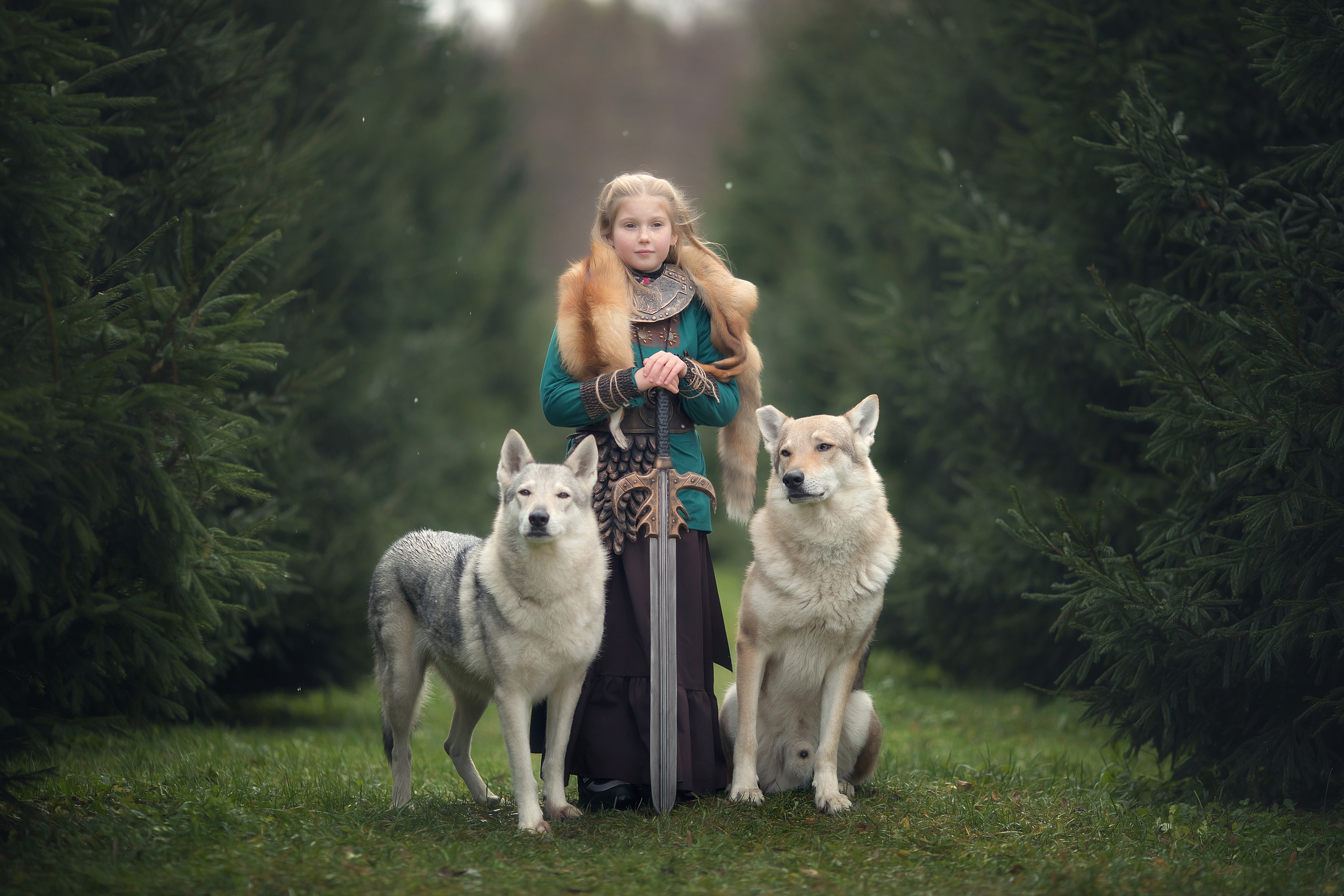 Viking & Wolf. Children’s and family photographer Ekaterina Ureva in Moscow