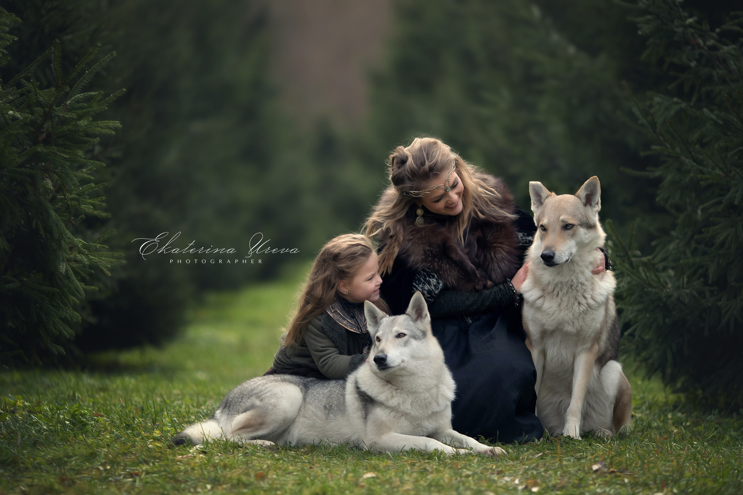 Viking & Wolf. Children’s and family photographer Ekaterina Ureva in Moscow