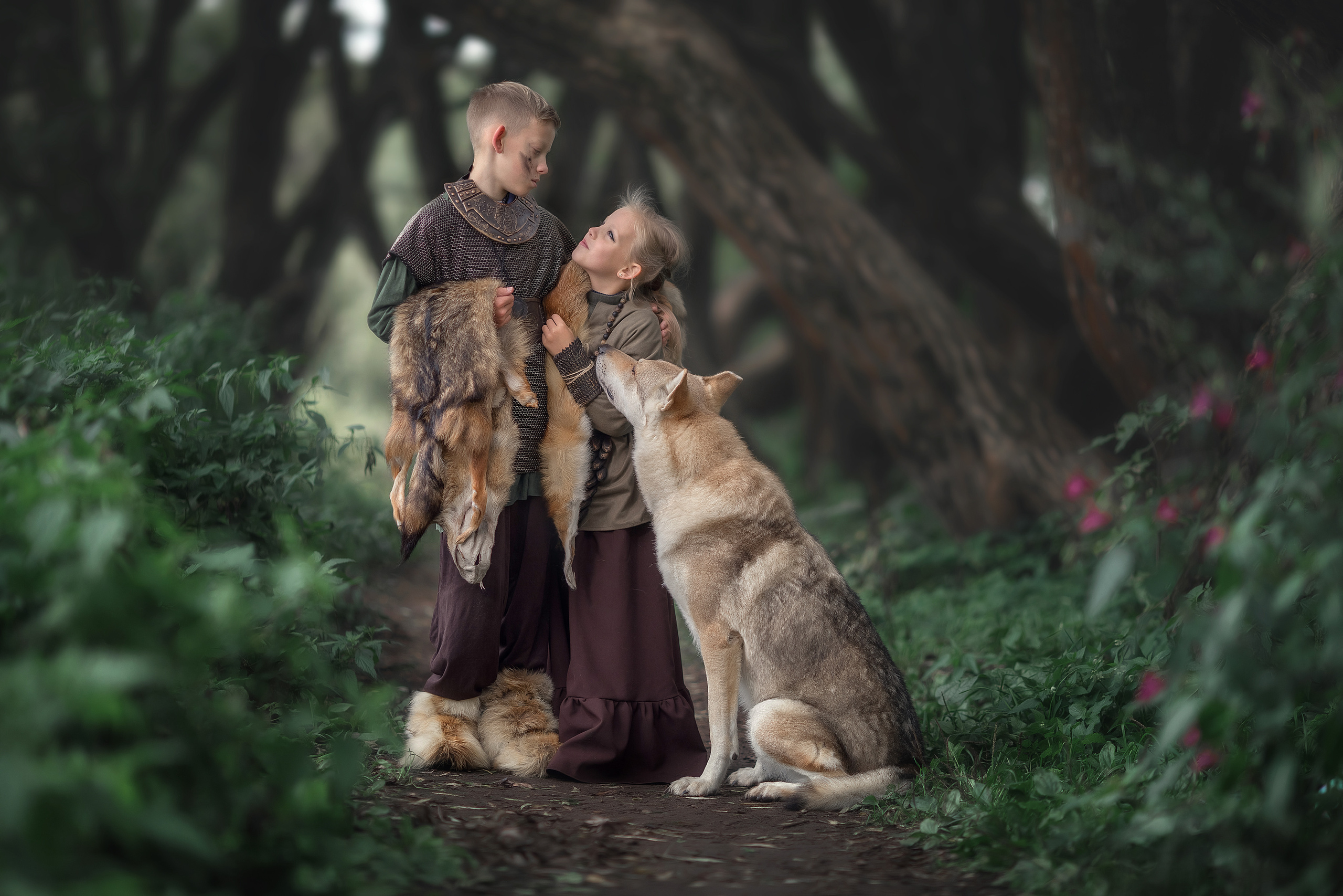 Viking & Wolf. Children’s and family photographer Ekaterina Ureva in Moscow