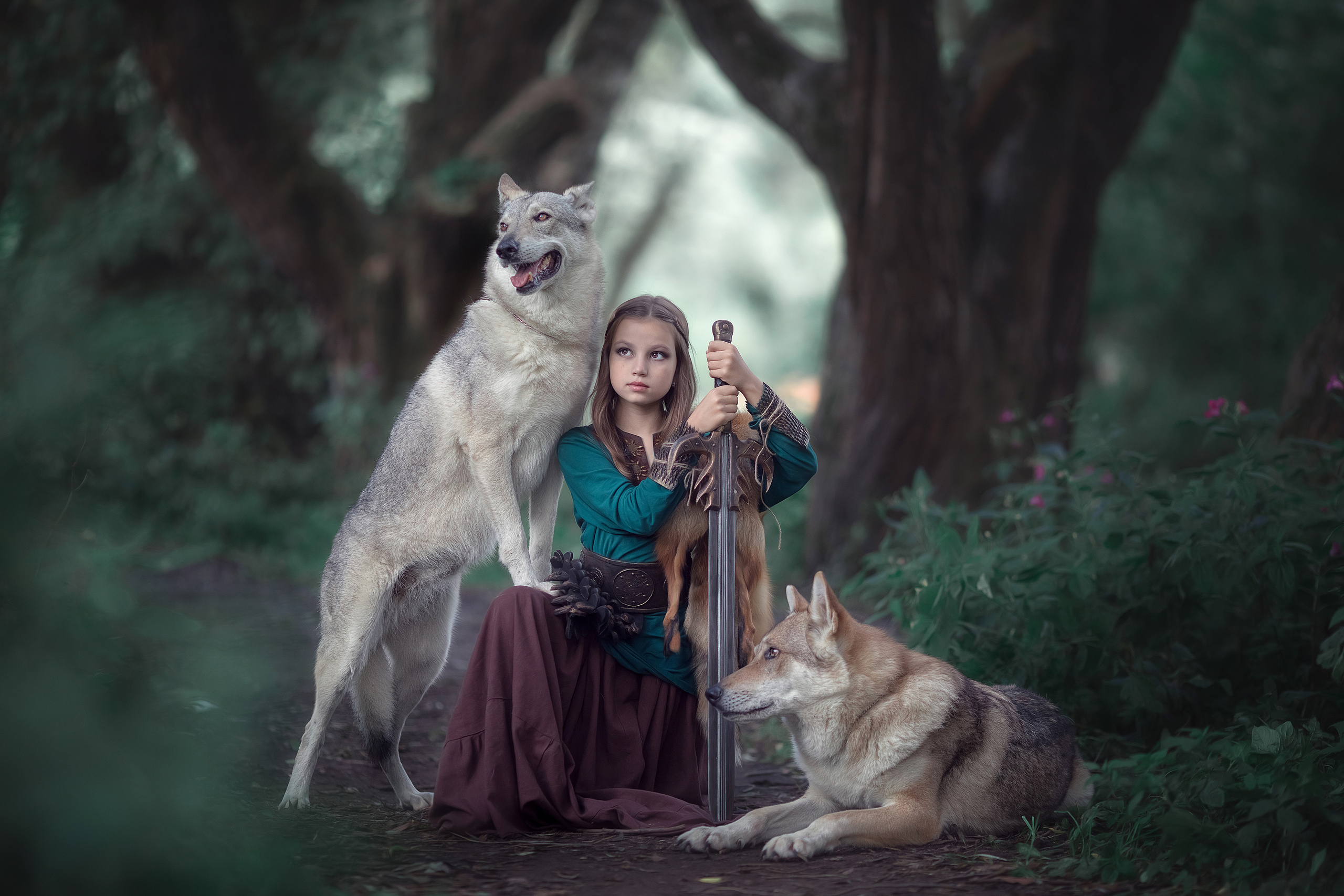 Viking & Wolf. Children’s and family photographer Ekaterina Ureva in Moscow