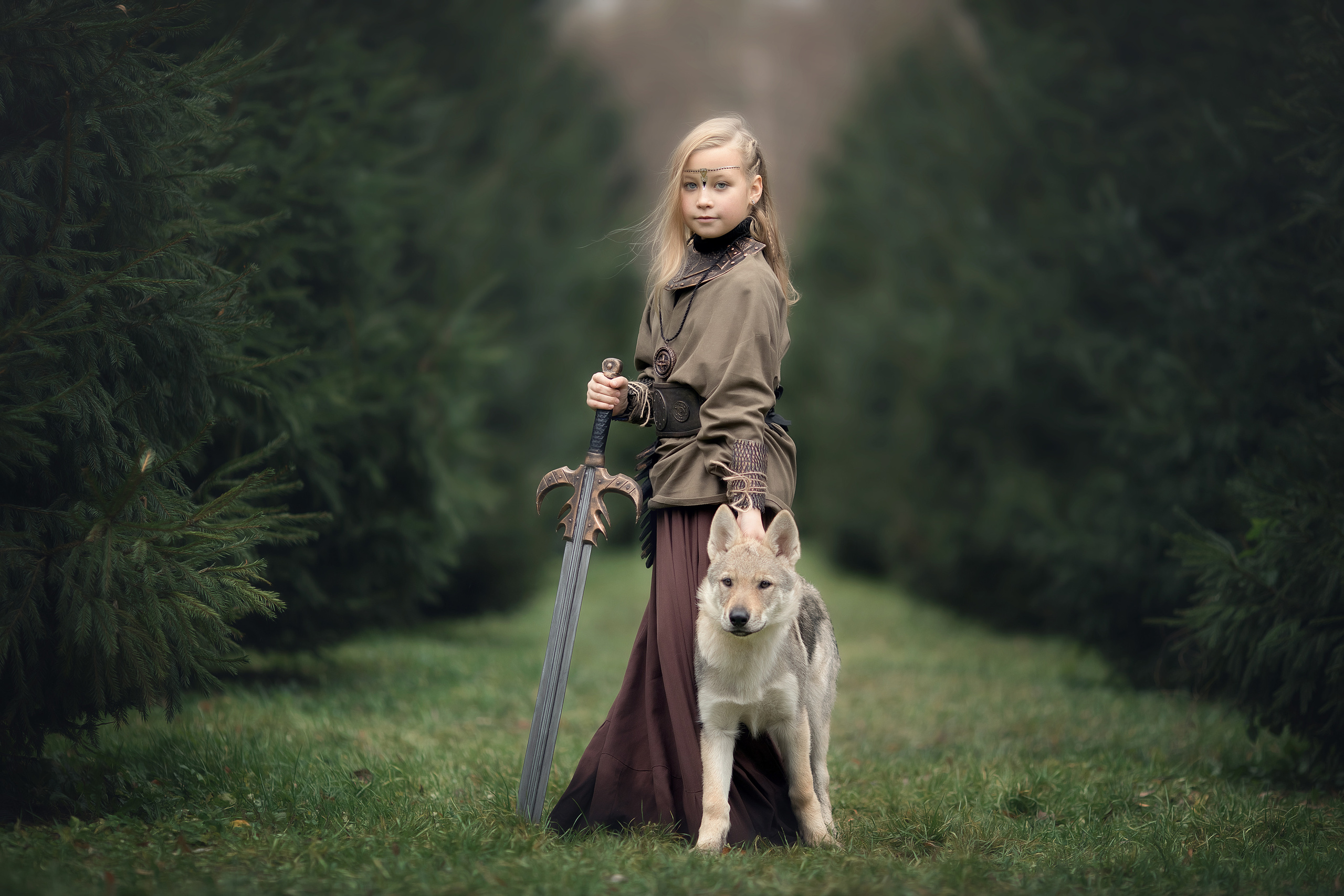 Viking & Wolf. Children’s and family photographer Ekaterina Ureva in Moscow