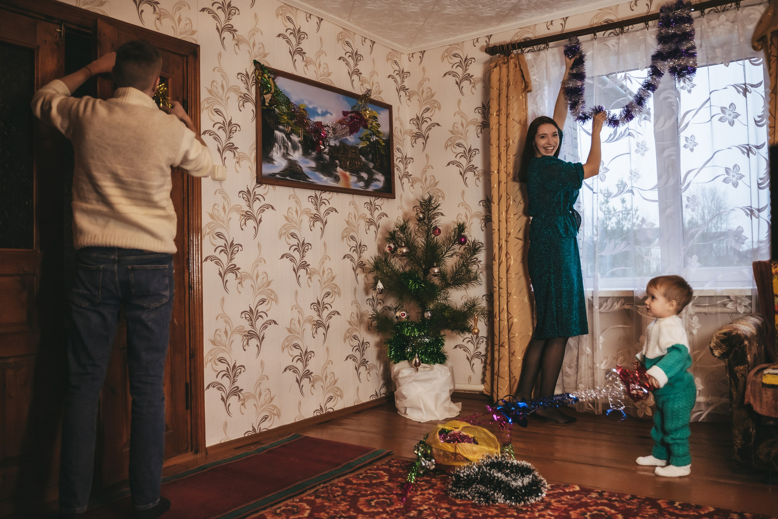 Новый год 2000х. Фотограф в Дзержинске Наташа Баева