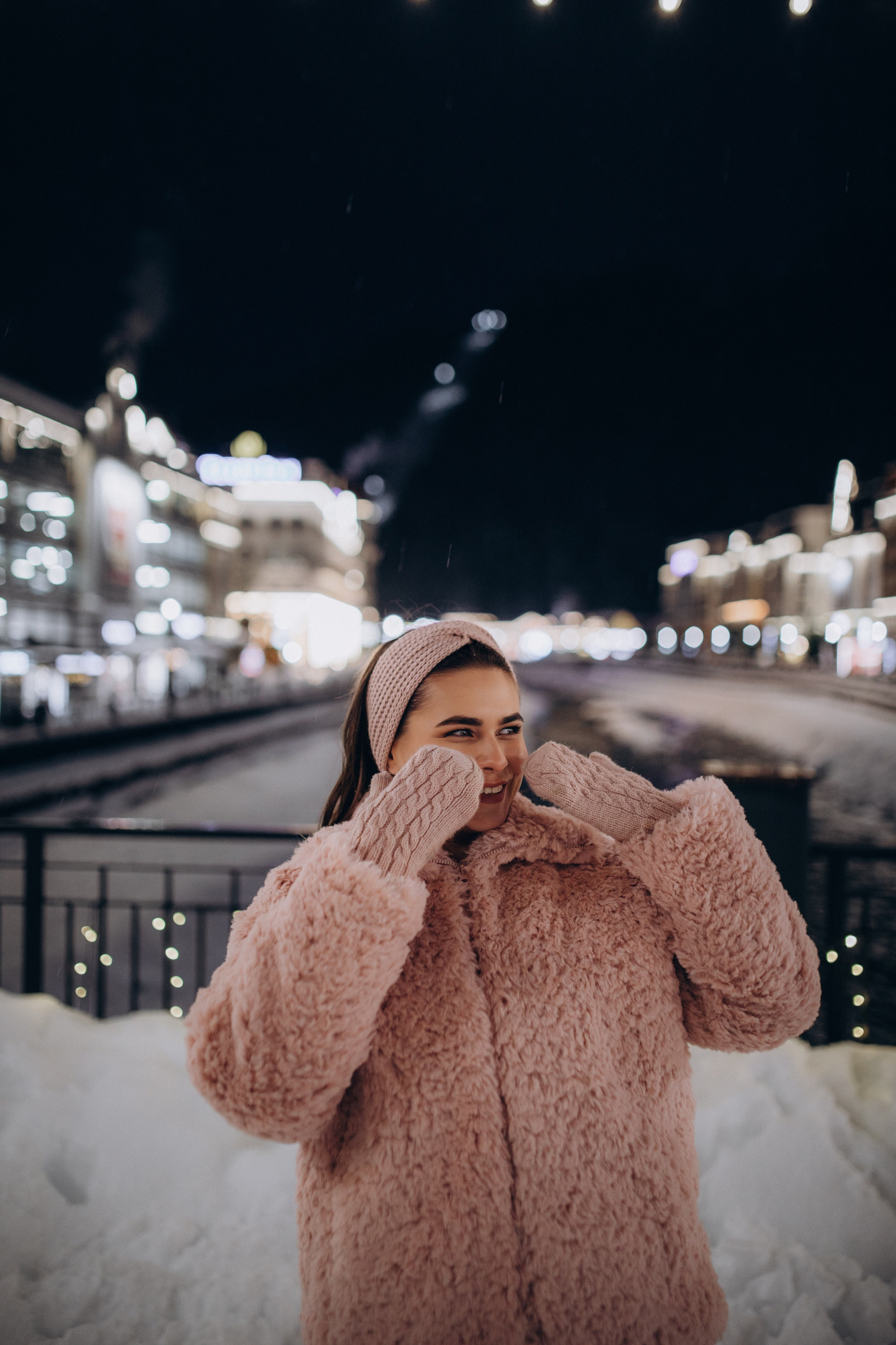 Зимняя прогулка на Розе Хутор с Кристиной. Фотограф Елизавета Балакир