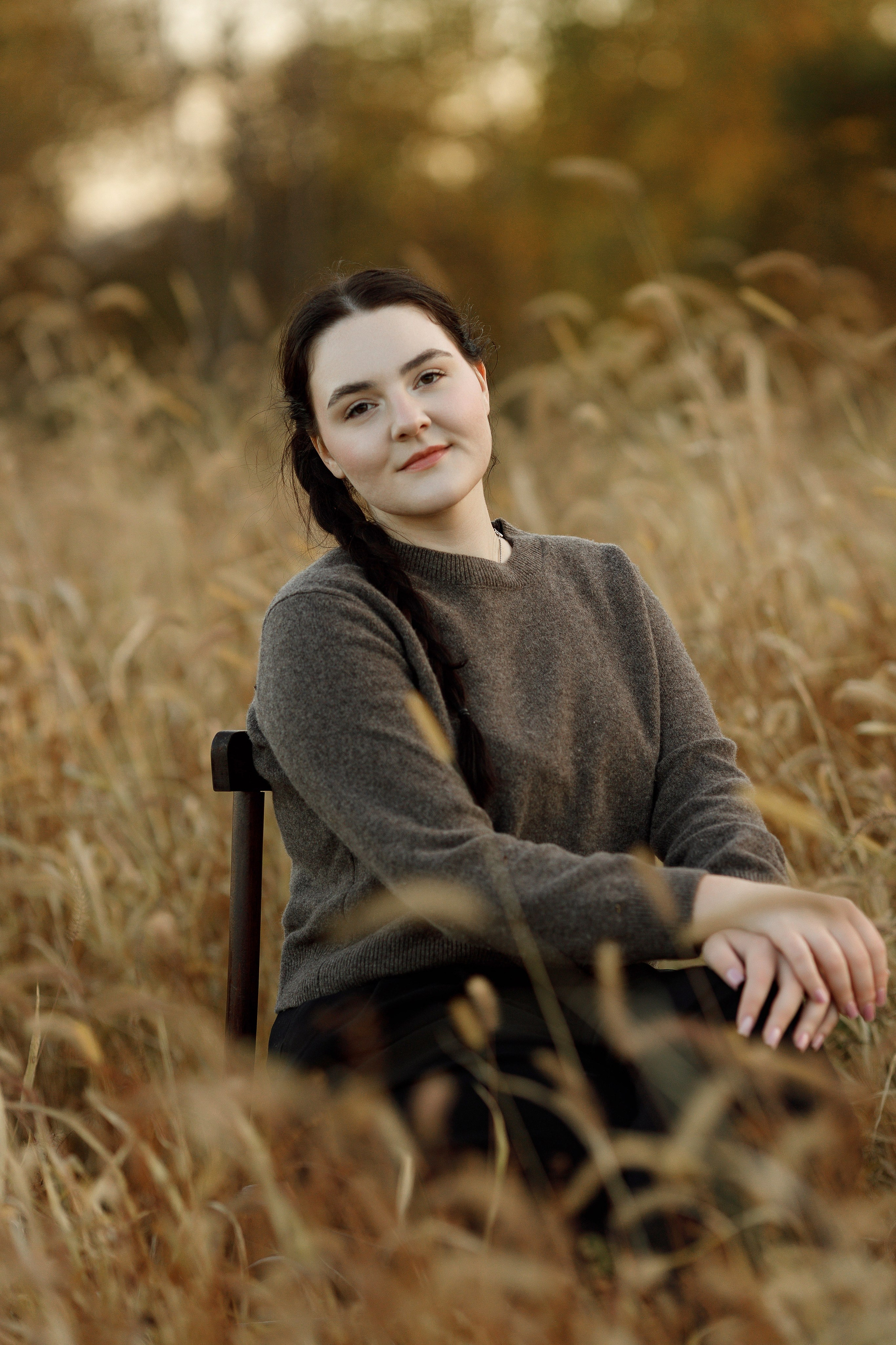 Осень 11 класс (съемка в поле). Photoalbum-vl.ru