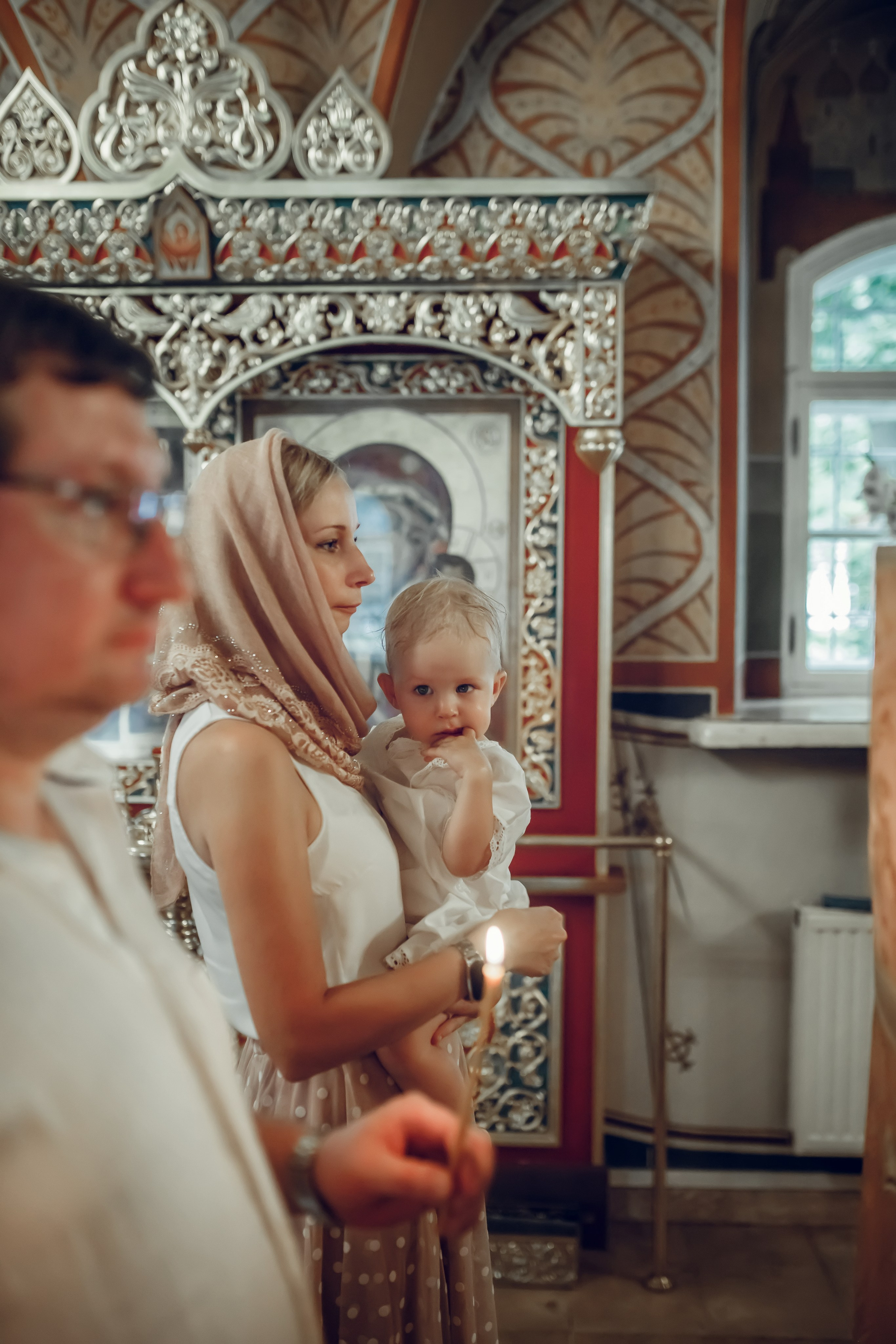 Крещение Яны. Фотограф на Крещение, семейный фотограф в Москве