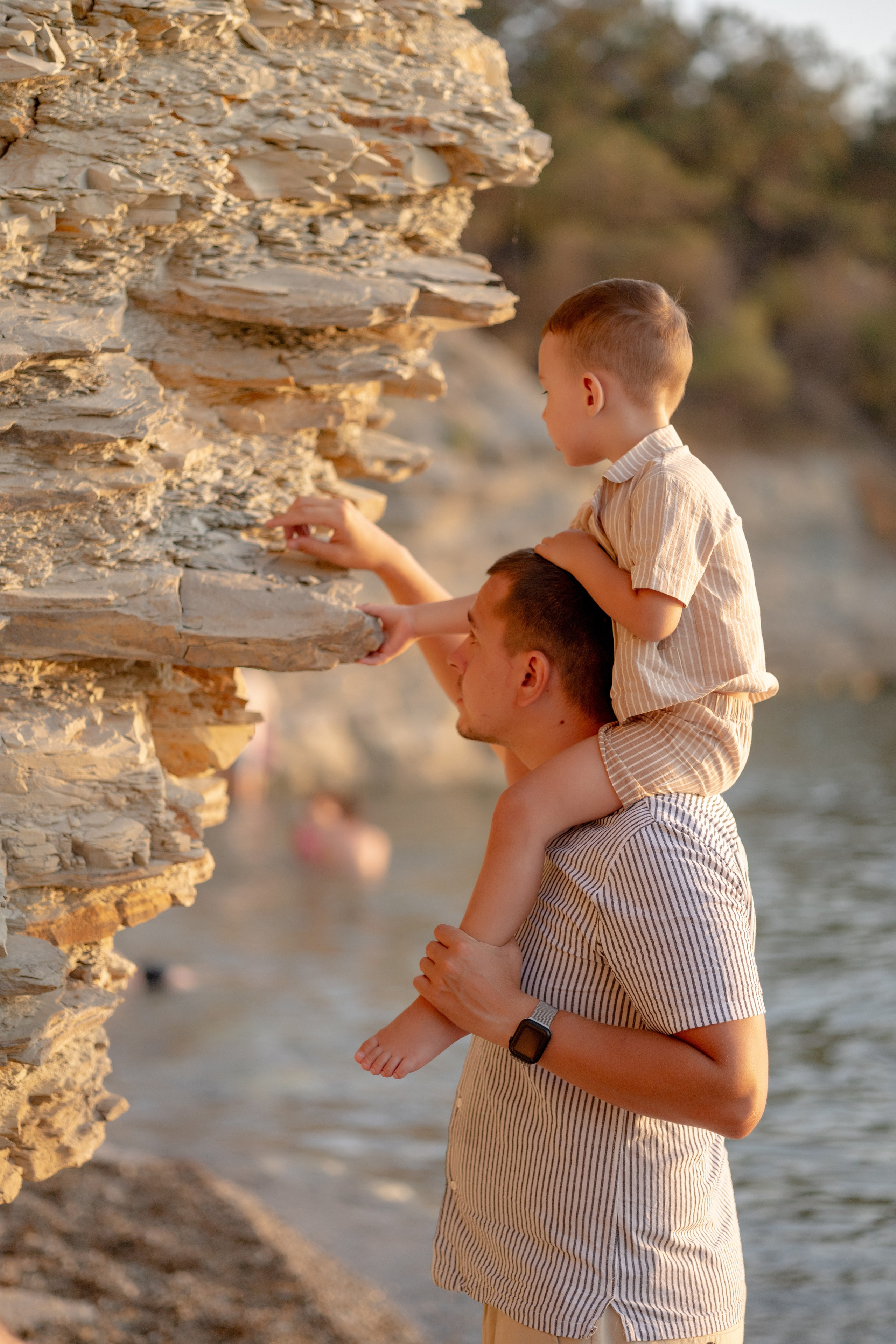 Закат на пляже Метрополь. Семейный и портретный фотограф в Геленджике Любовь Бодрова