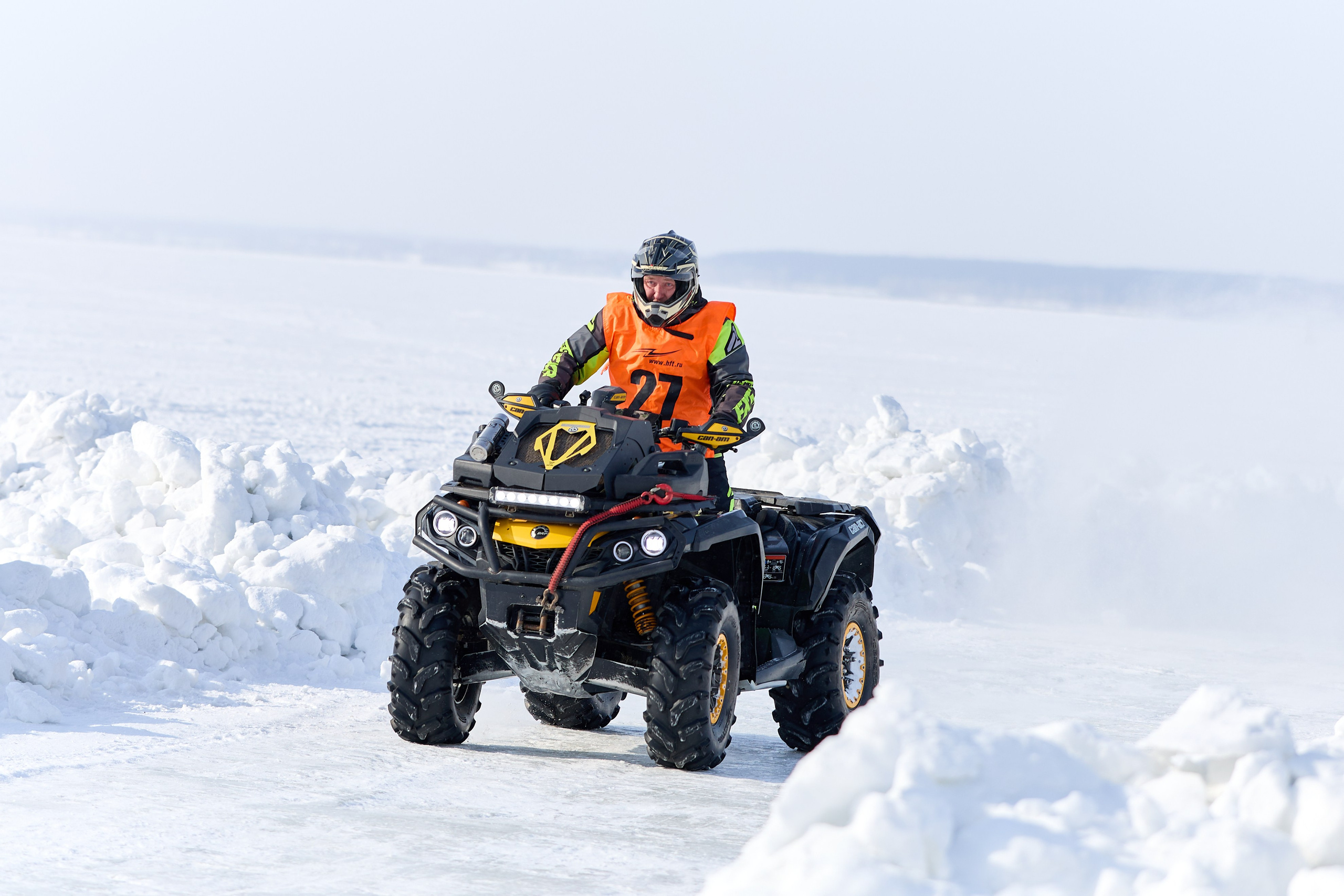 Топим Лёд — 2026. Соревнования на квадроциклах. Фотограф в Новосибирске Алена Скокова