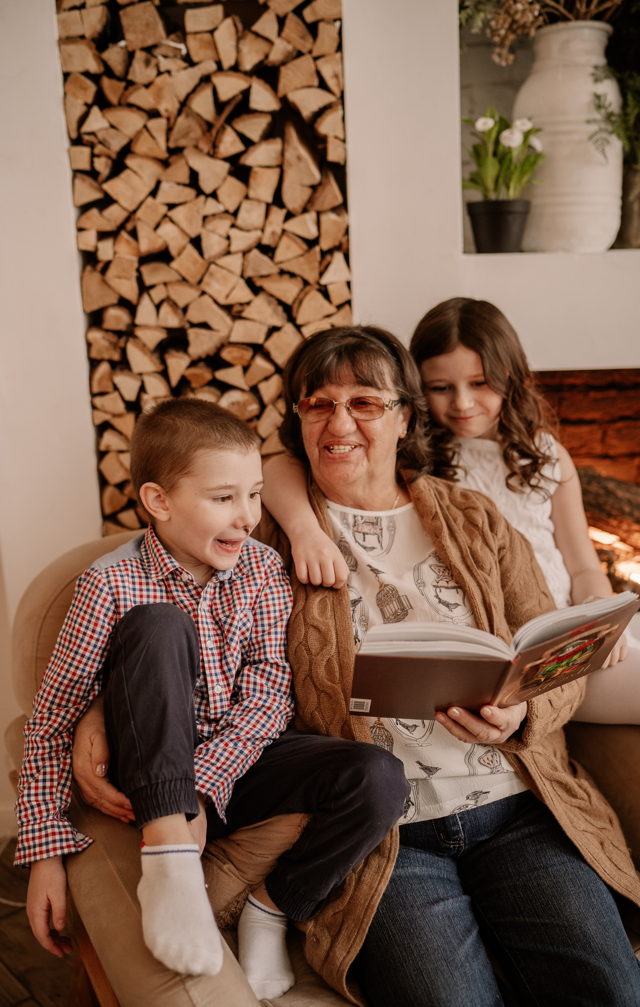 Большая семья. Искренний фотограф