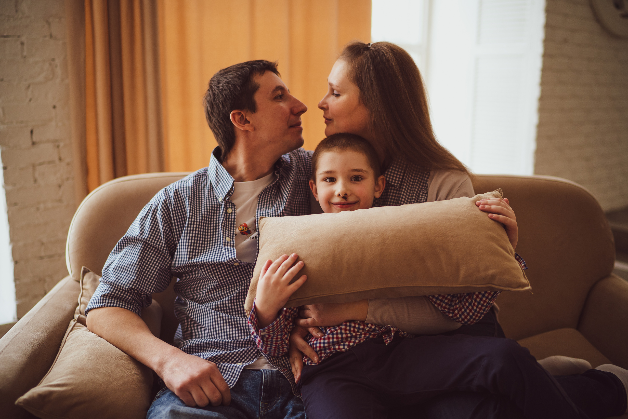 Большая семья. Искренний фотограф