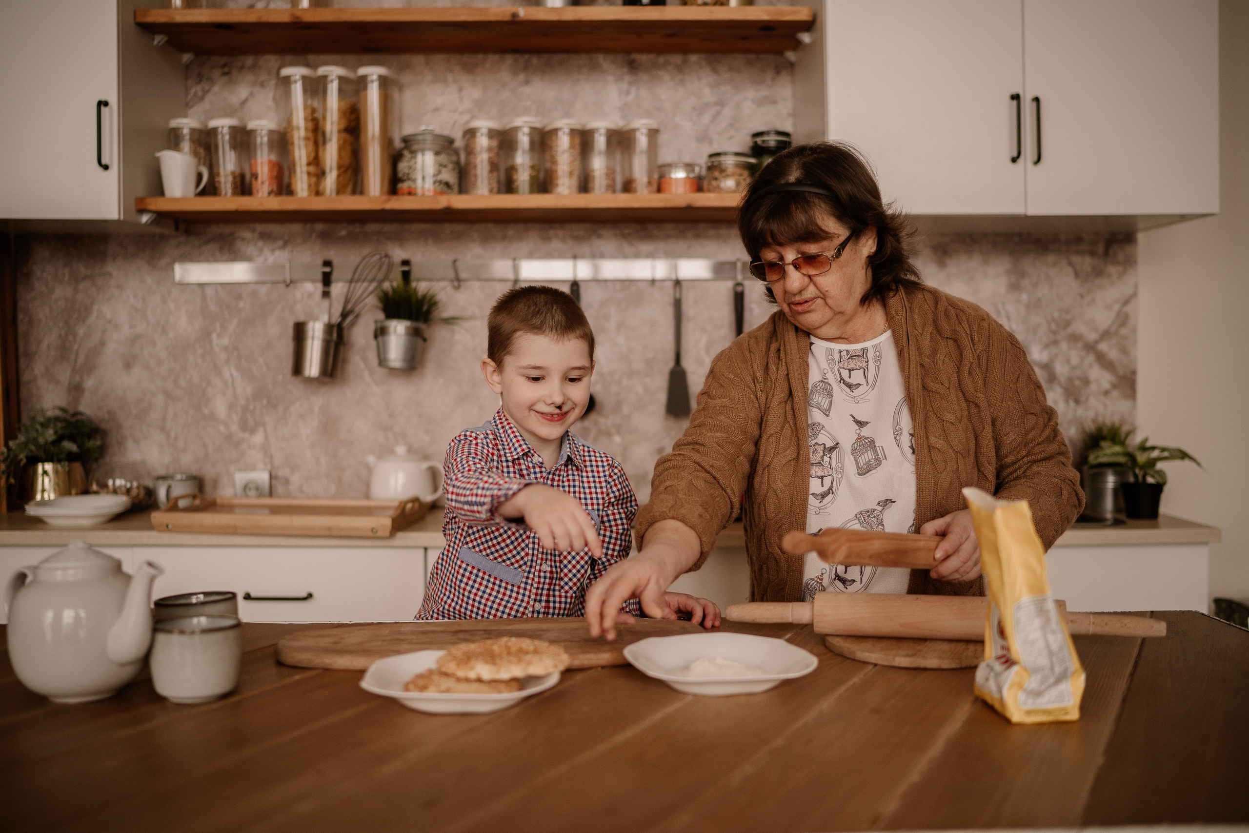 Большая семья. Искренний фотограф