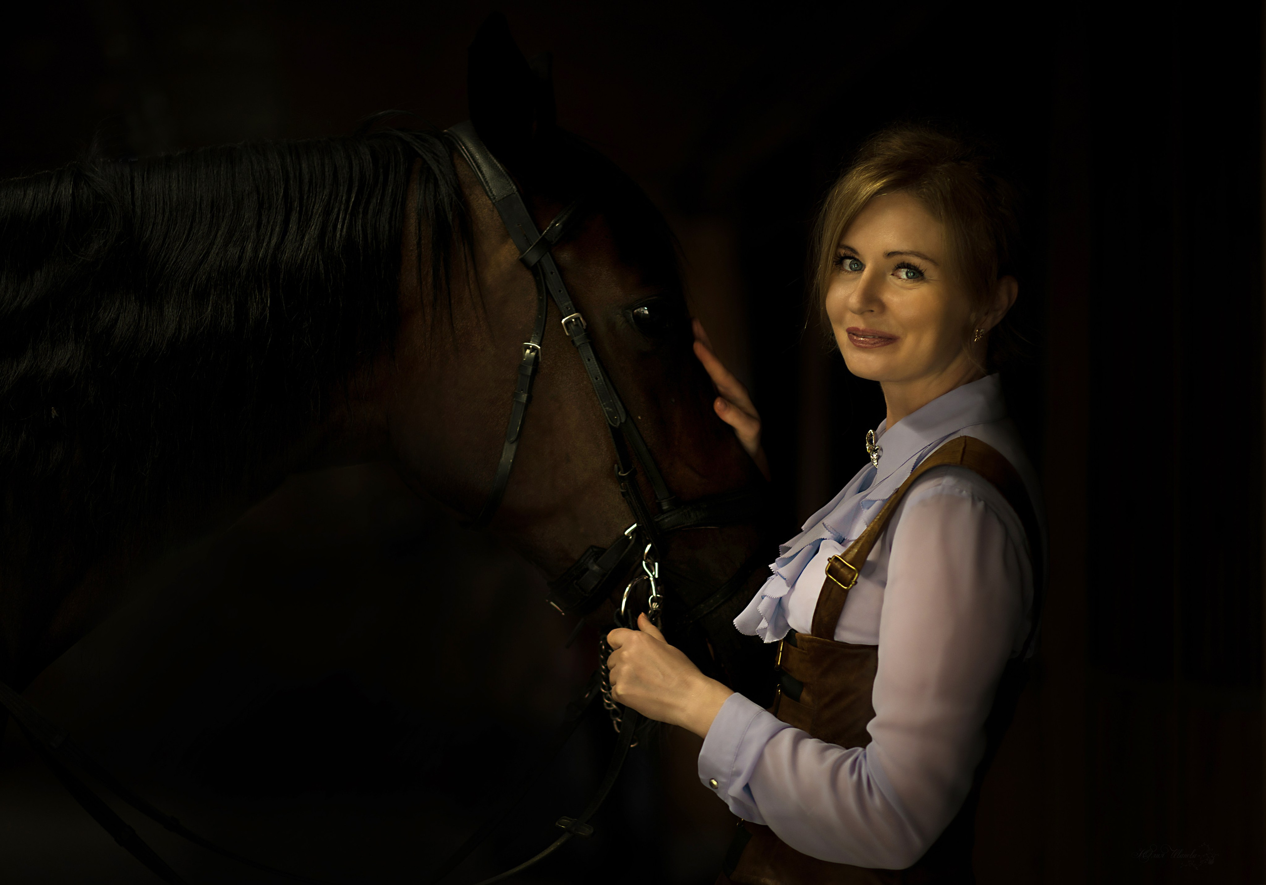 Наташа и Багрец. Конный фотограф в Саратове Юлия Иванова