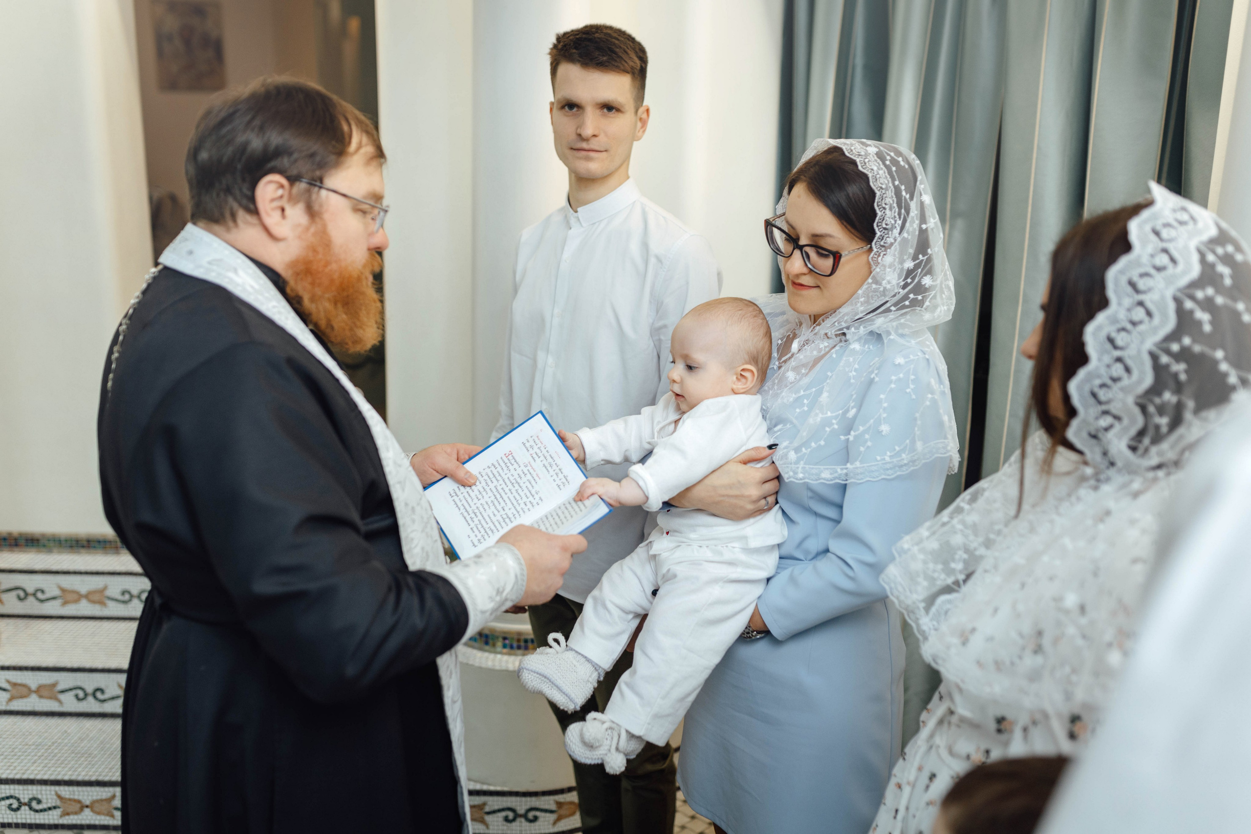 Крещение Матвея, храм Святой Троицы, декабрь 2025