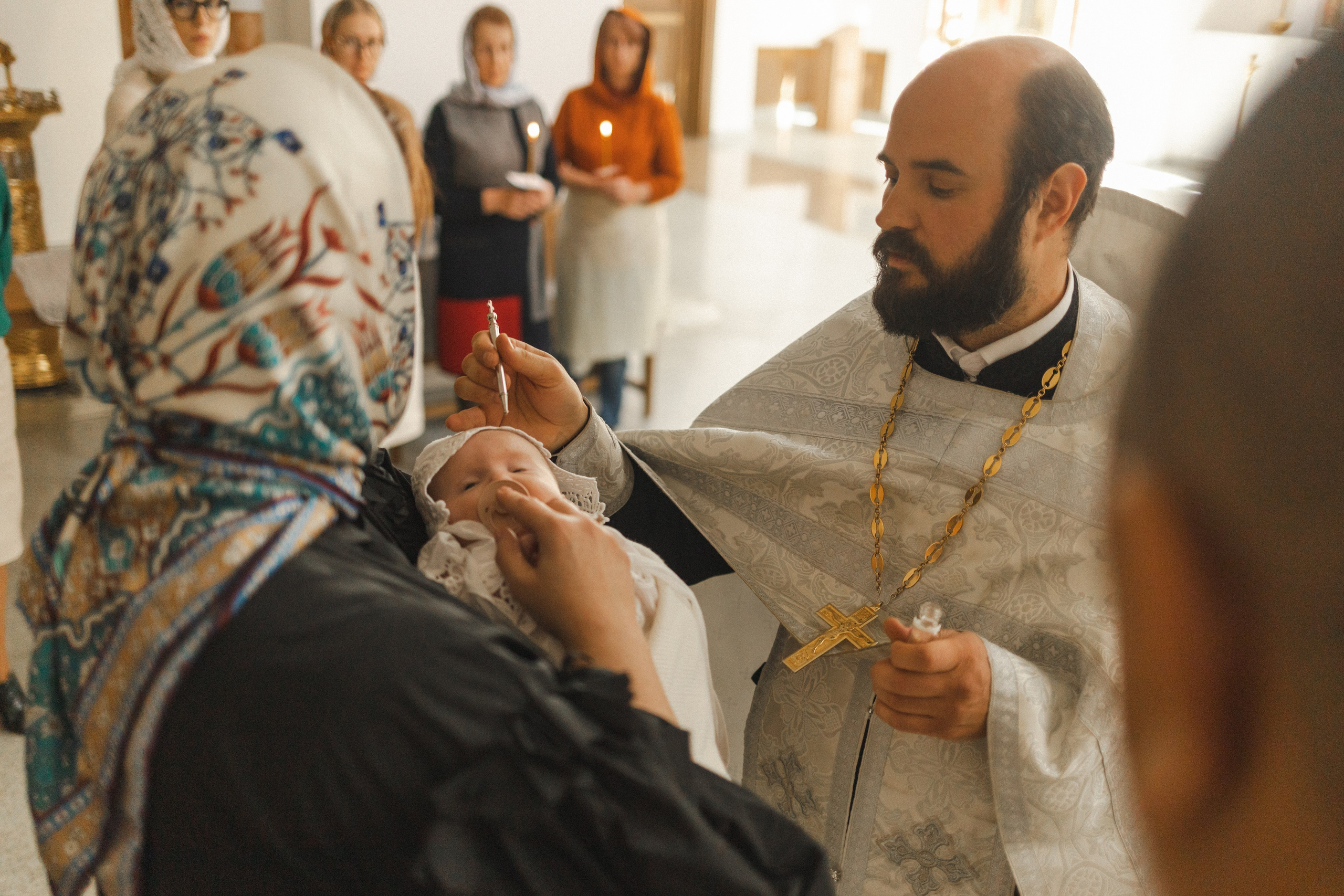Крещение Стефании. Семейный фотограф в Москве