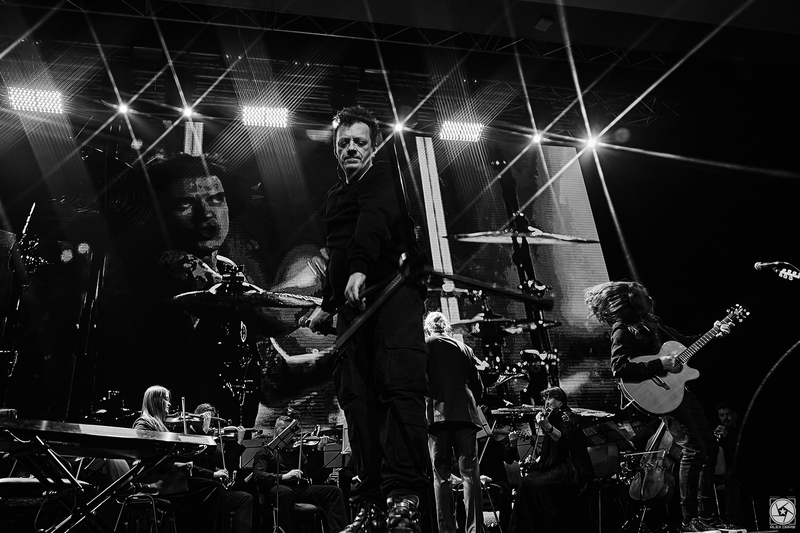 Глеб Самойлов Агата Кристи 35 лет! 06.12.2023 Гранд Холл Сибирь. Фотограф Москва Concerts photo / Fashion photо