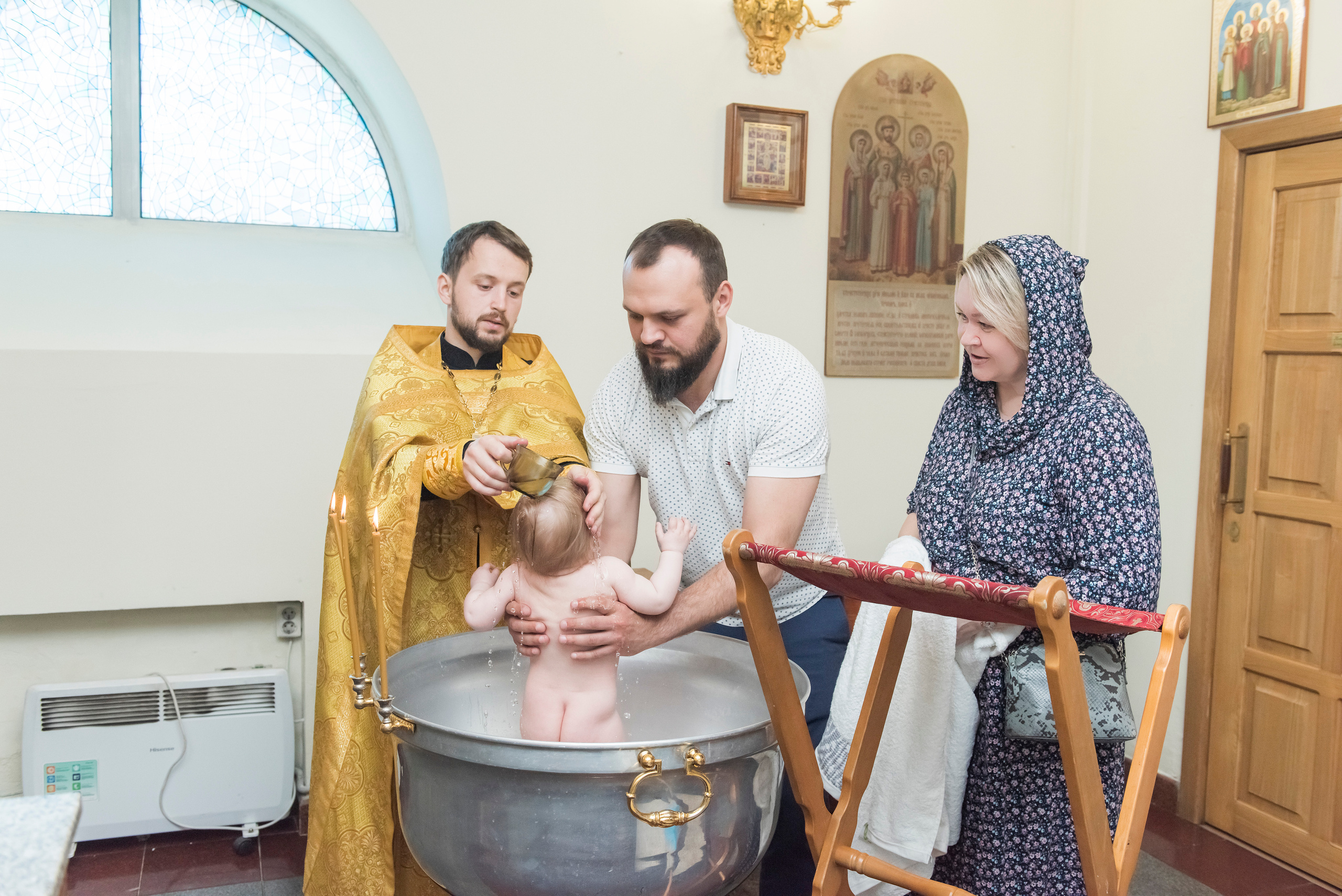 Крещение Полины. Семейный и свадебный фотограф во Владивостоке