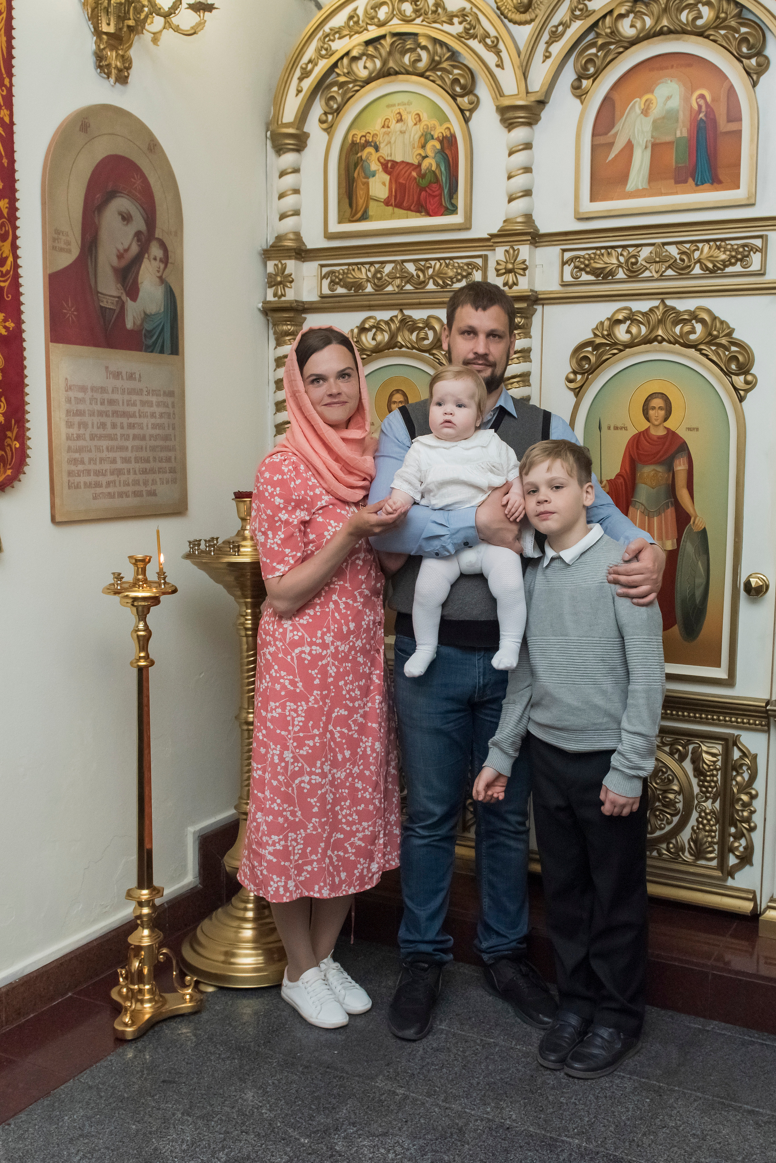 Крещение Полины. Семейный и свадебный фотограф во Владивостоке