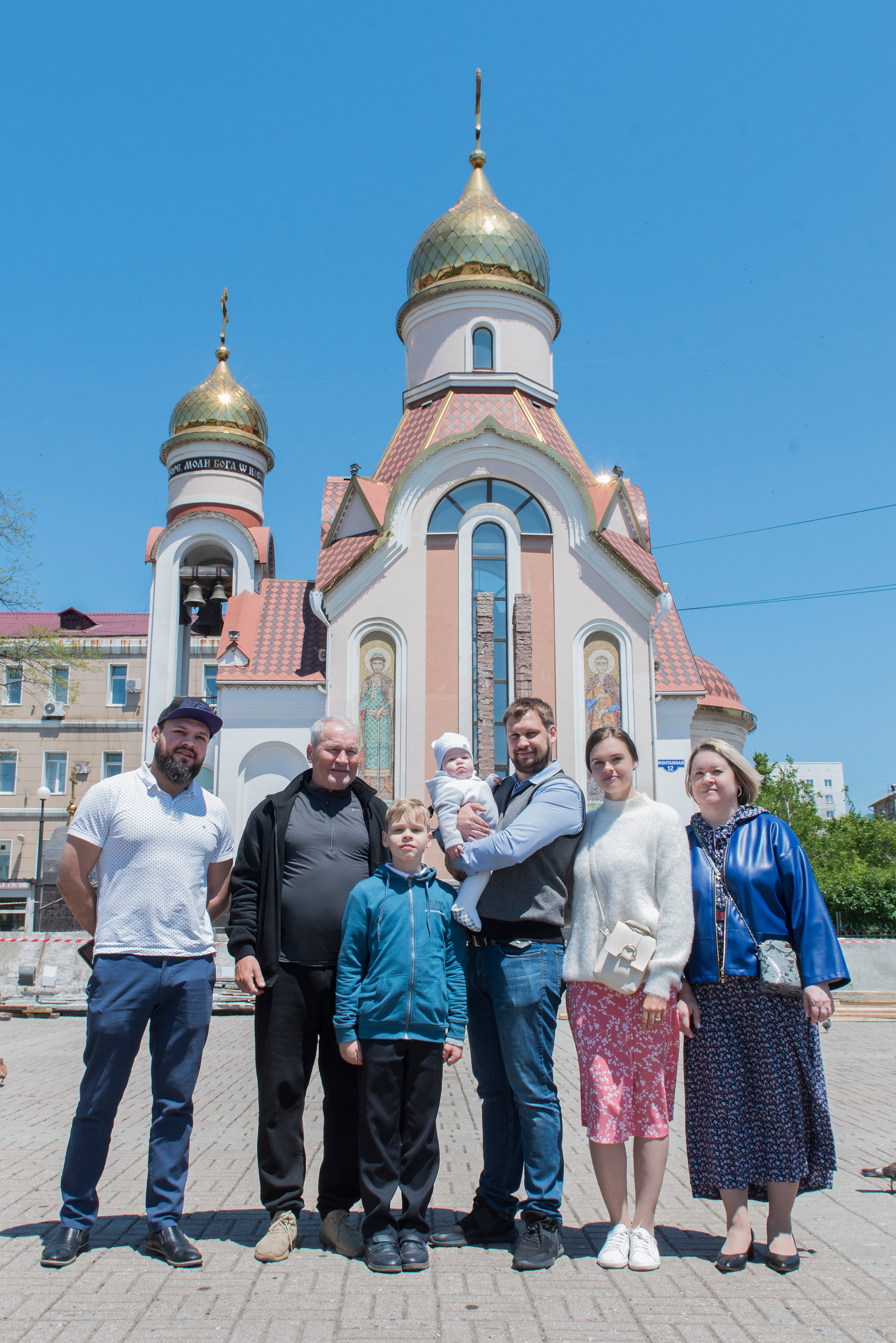 Крещение Полины. Семейный и свадебный фотограф во Владивостоке