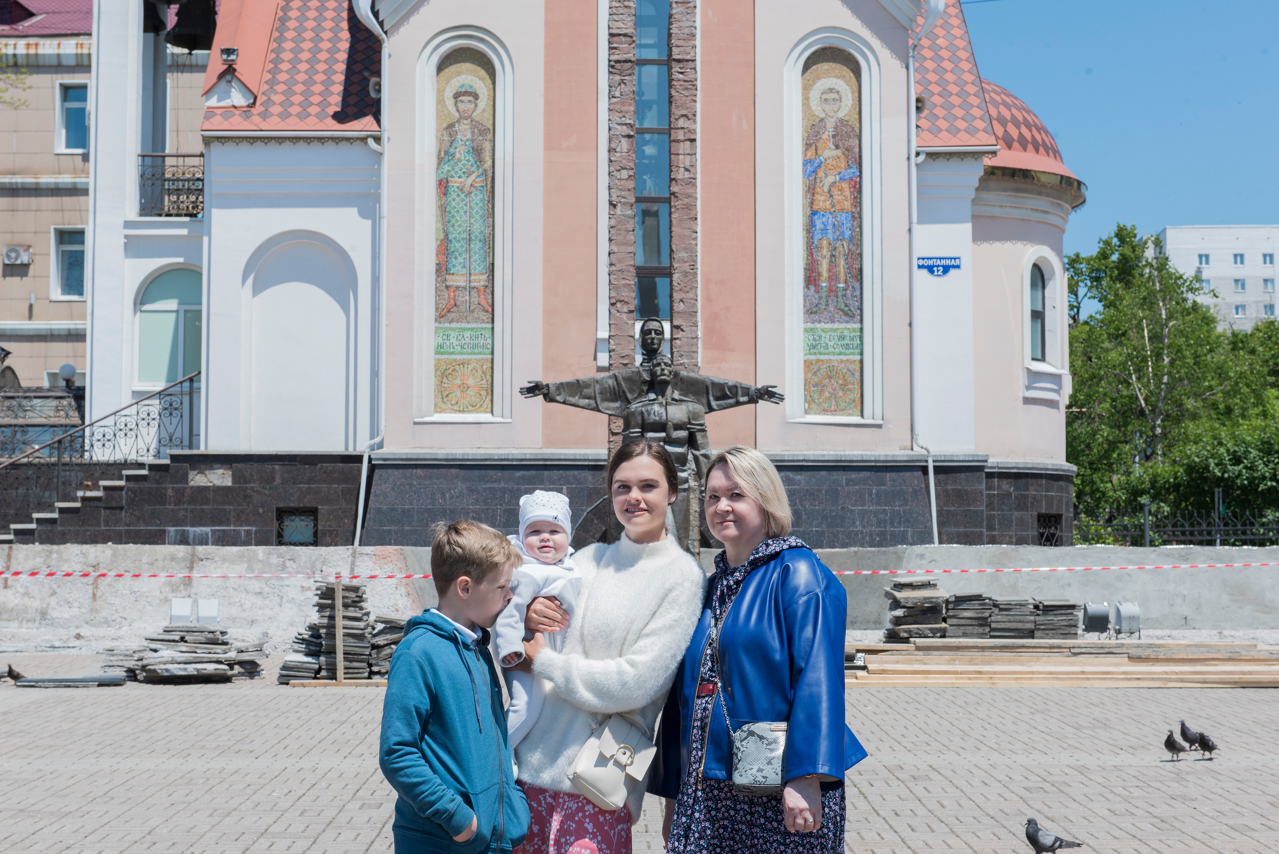 Крещение Полины. Семейный и свадебный фотограф во Владивостоке