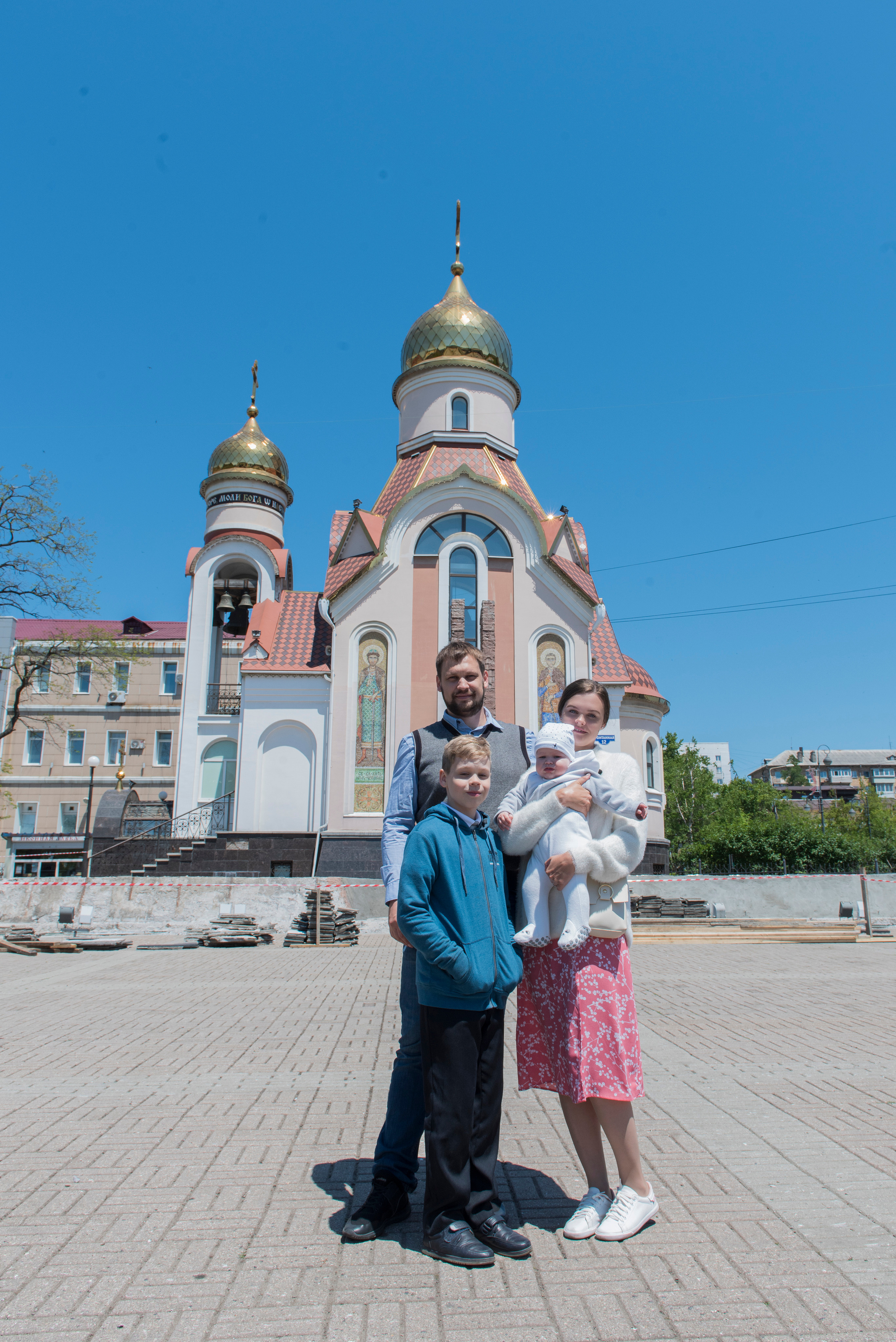 Крещение Полины. Семейный и свадебный фотограф во Владивостоке