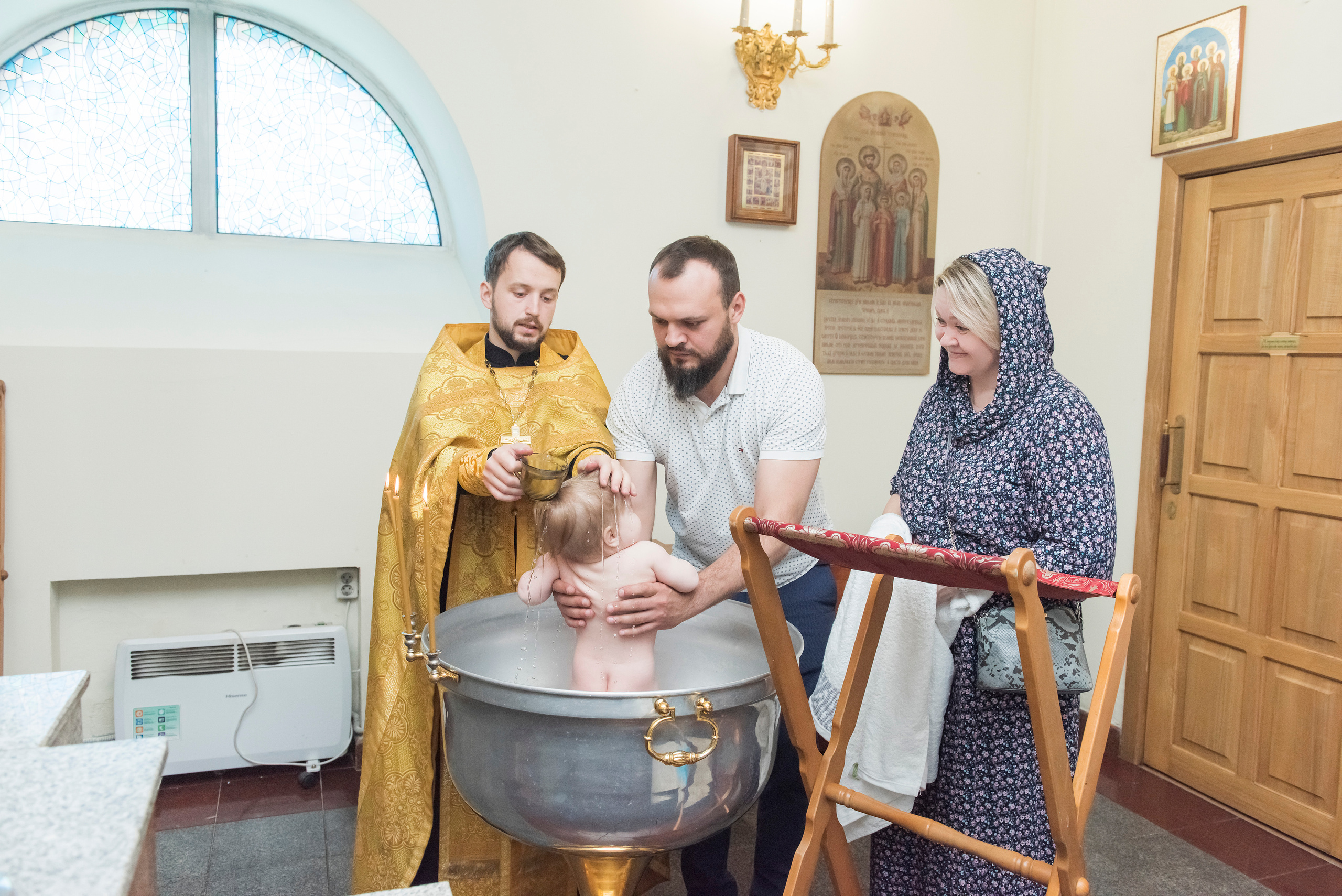 Крещение Полины. Семейный и свадебный фотограф во Владивостоке