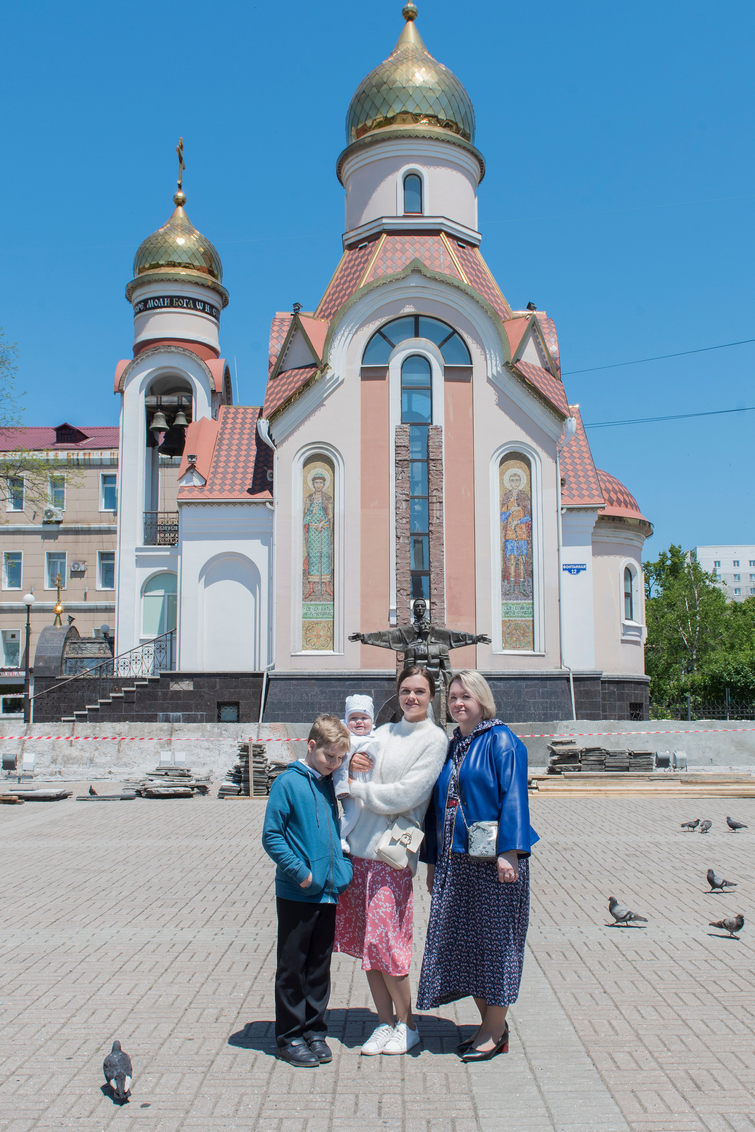 Крещение Полины. Семейный и свадебный фотограф во Владивостоке