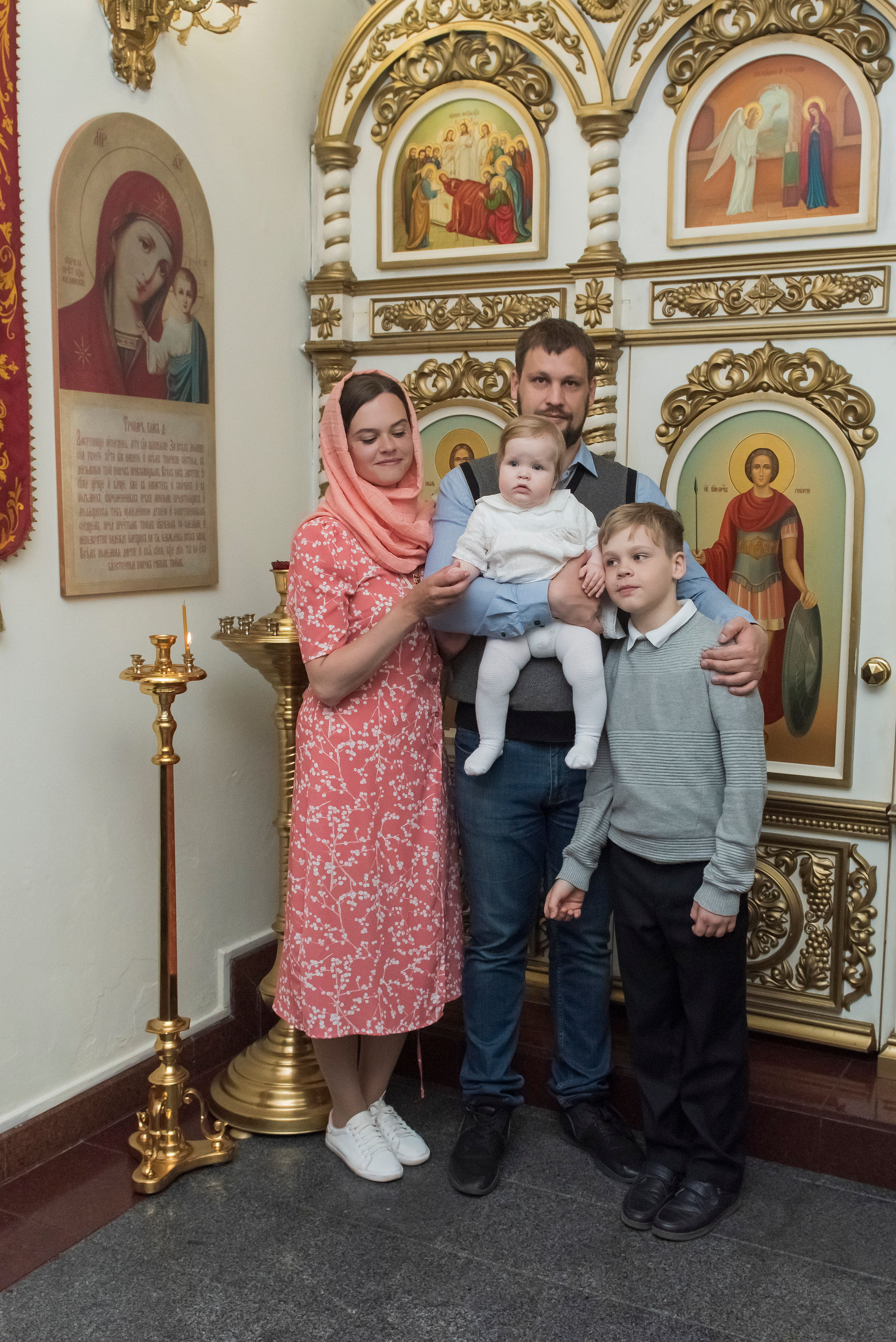 Крещение Полины. Семейный и свадебный фотограф во Владивостоке