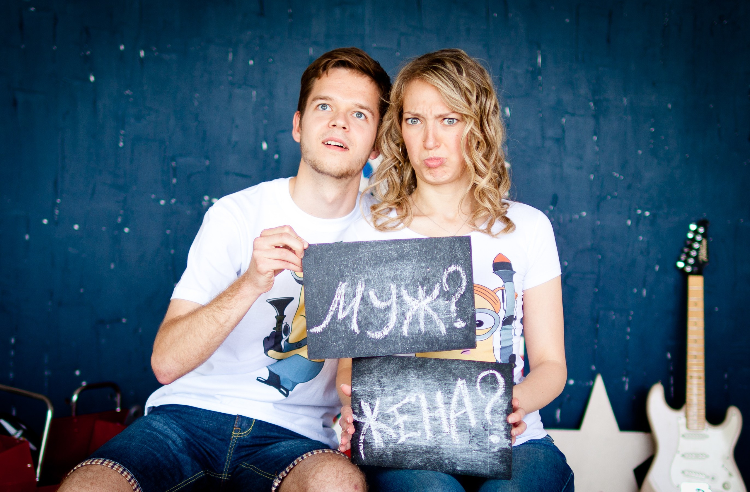 Фотосессия Димы и Сони в студии. Фотограф Денис Гавриленков в Москве