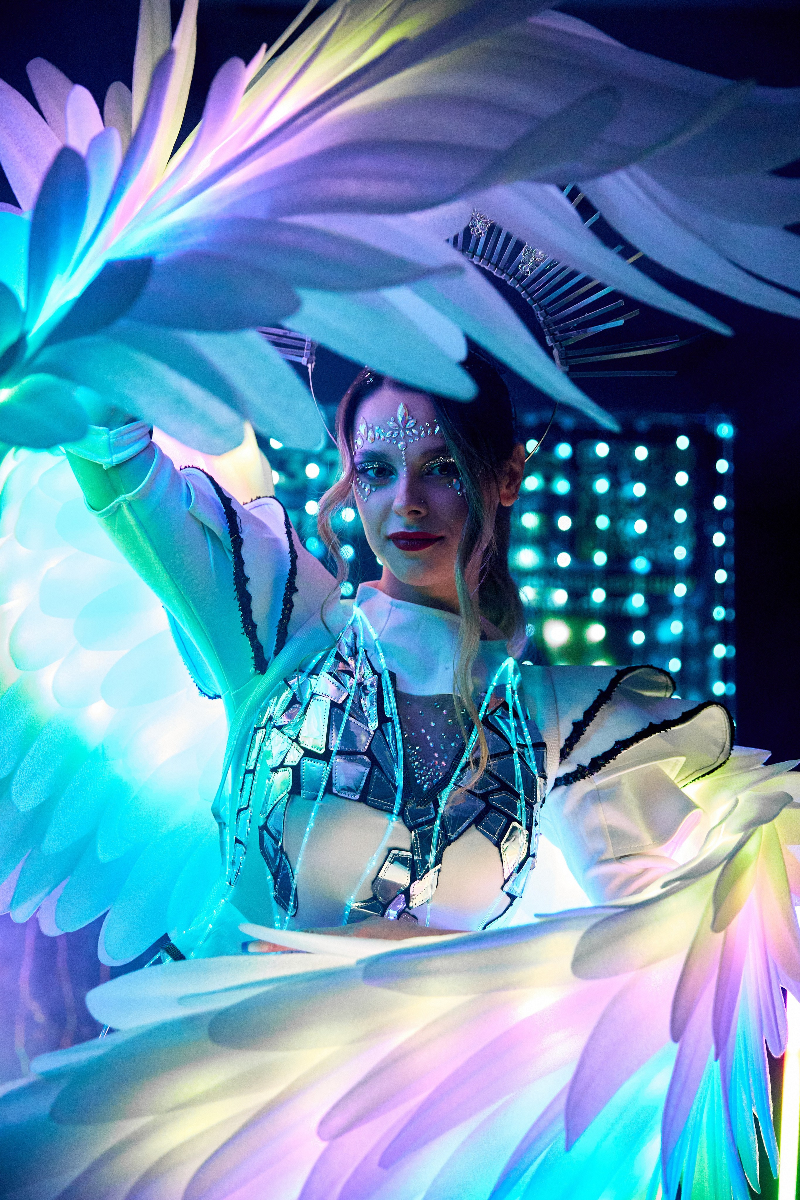 Лазерное шоу. Фотограф Александр Казин