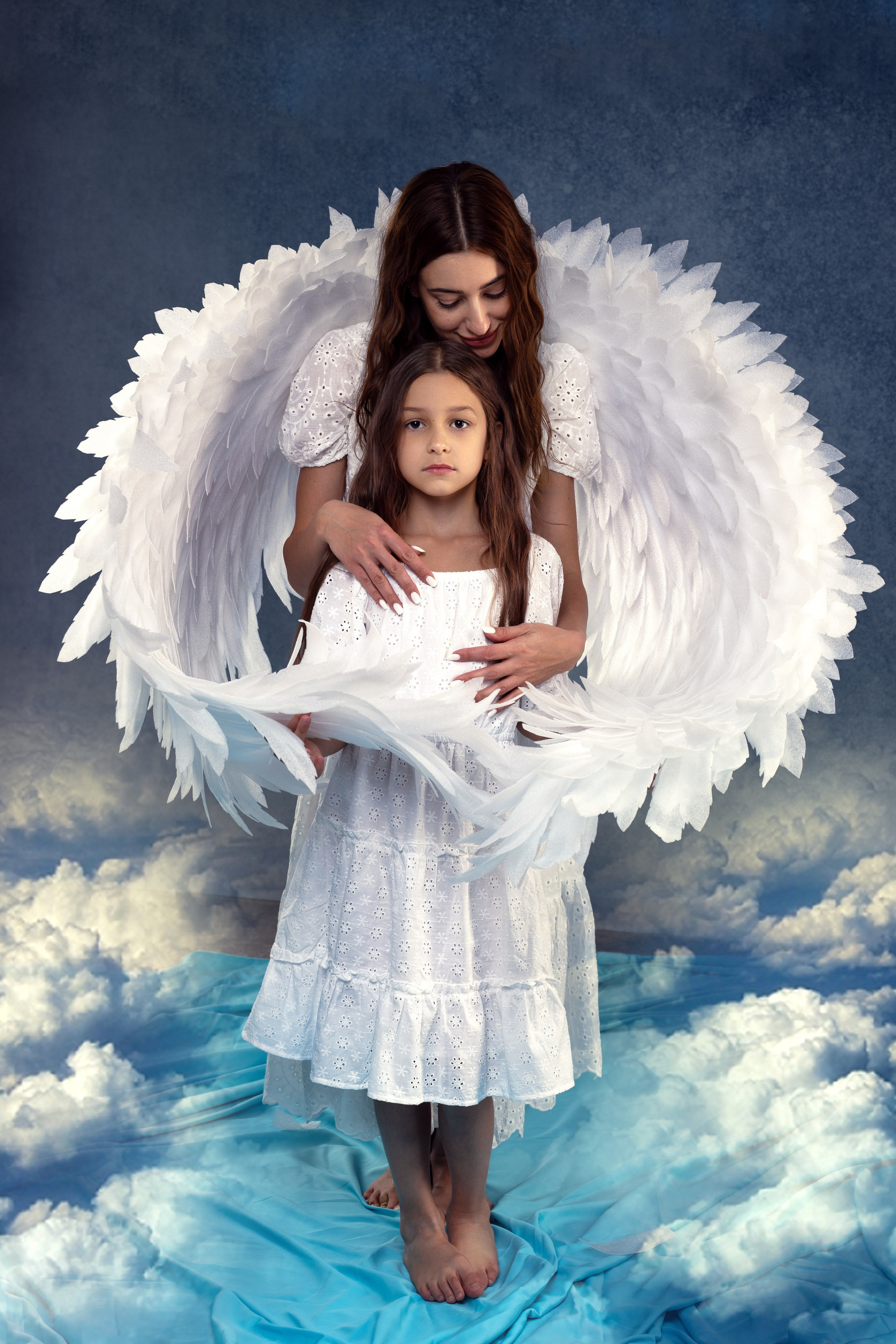 Ангельская сьемка (мама-дочь). Главная