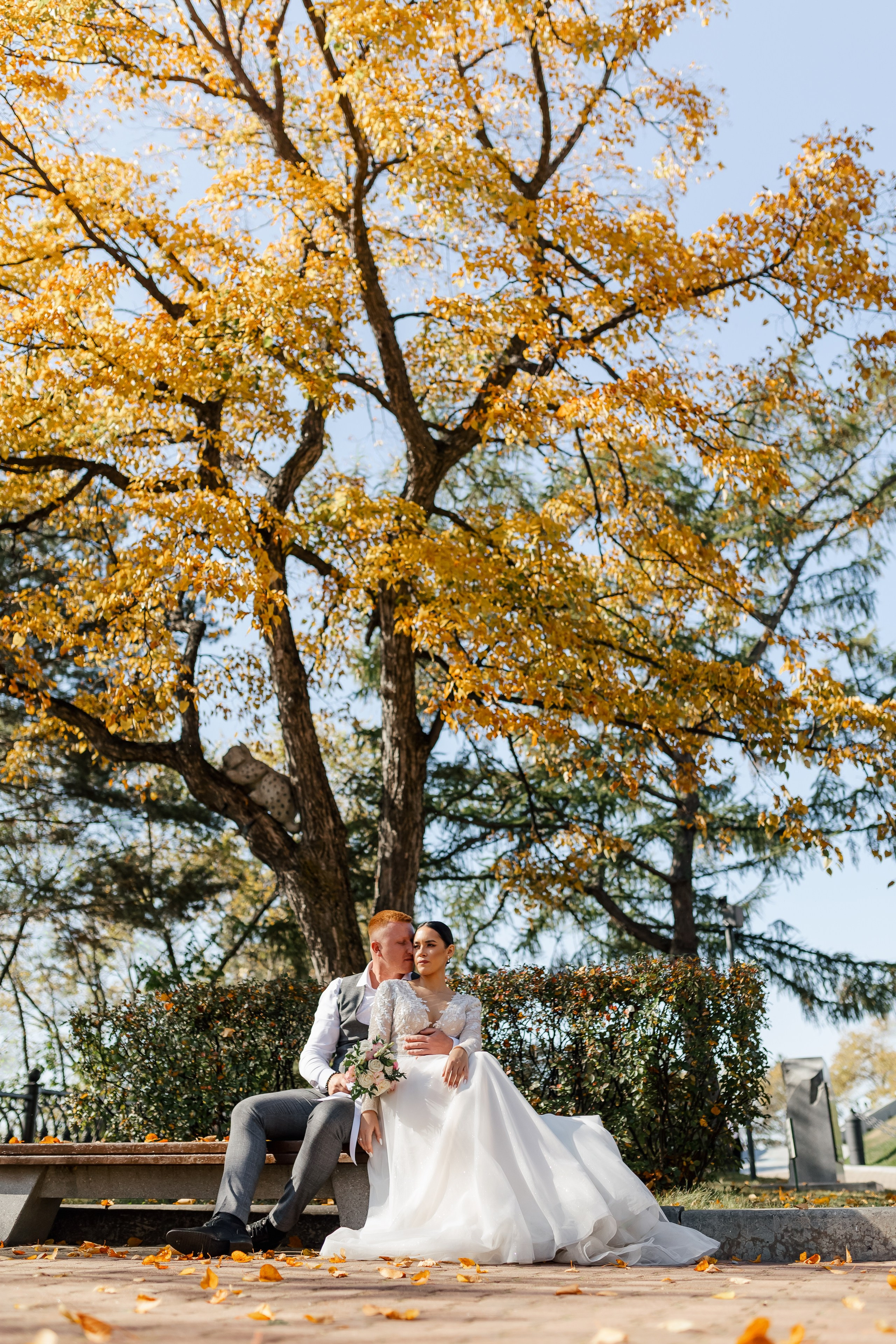 Степан и Алина. Красивая осенняя прогулка. Свадебный фотограф в Хабаровске