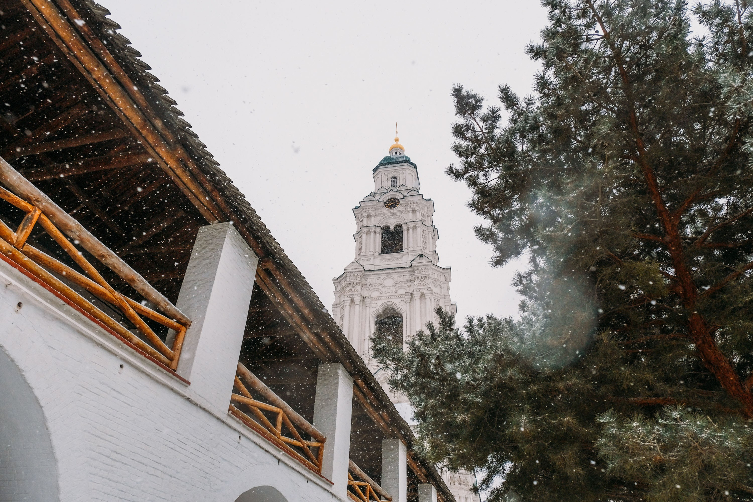 Снегопад. Фотограф Анатолий Деникин