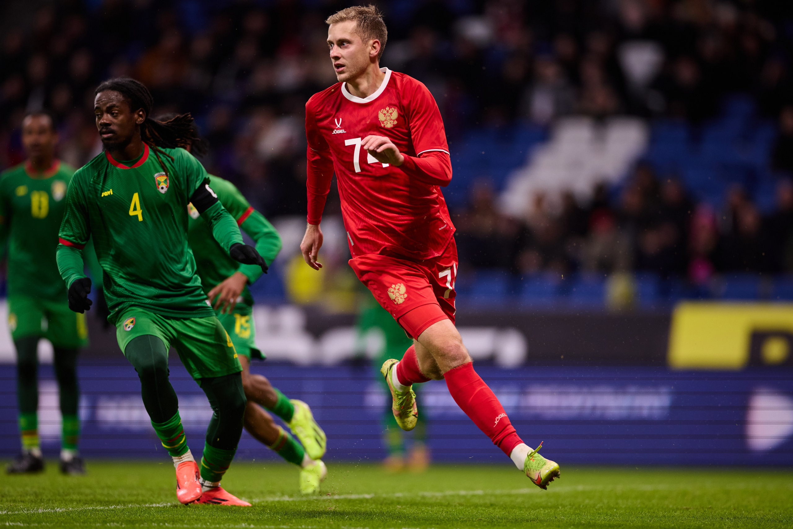 Товарищеский матч Сборная России — Сборная Гренады. Спортивный репортажный фотограф Казань Нафис Сиразетдинов