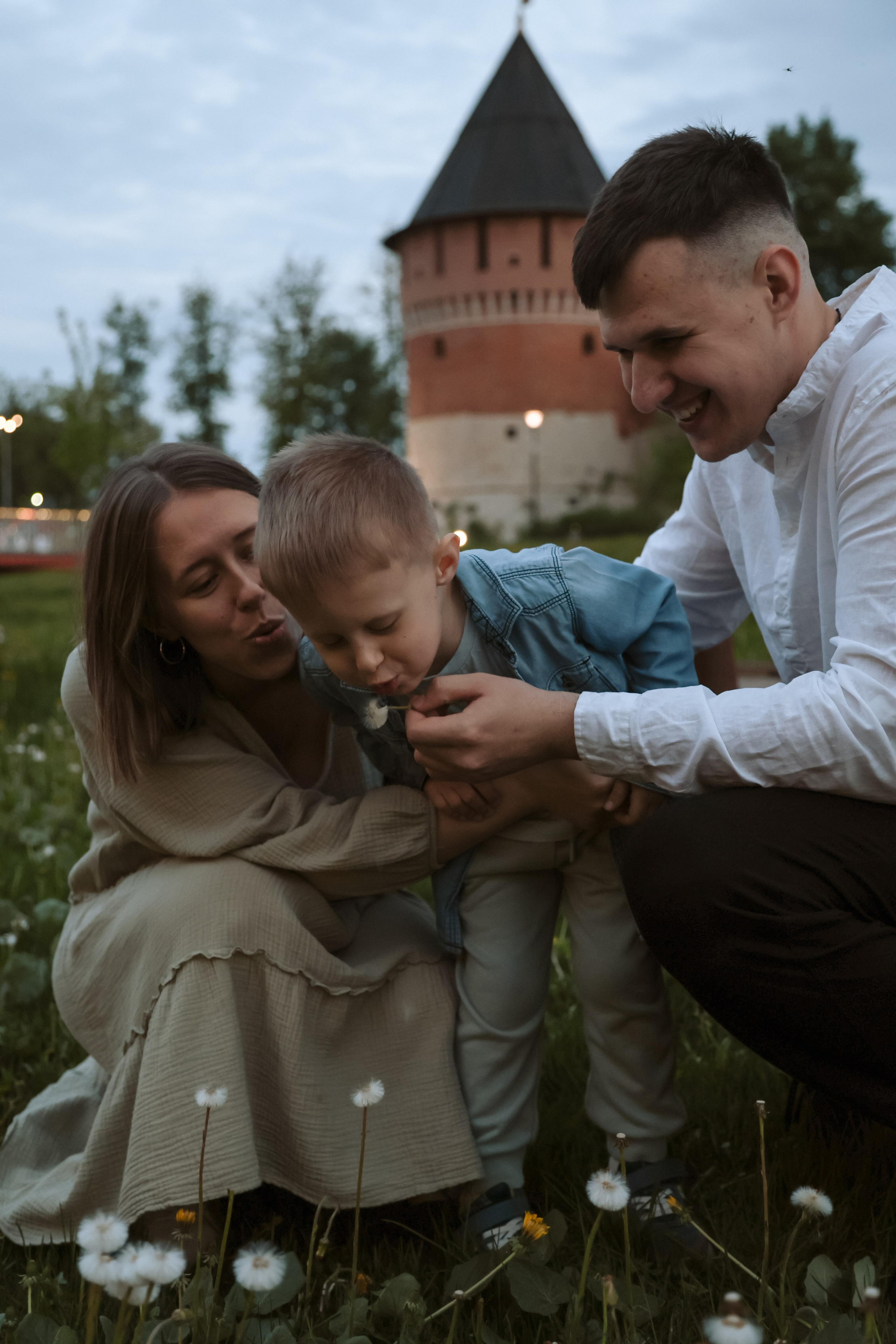 Семейная фотосессия в парке. Фотограф в Санкт-Петербурге Валерия Закатеева