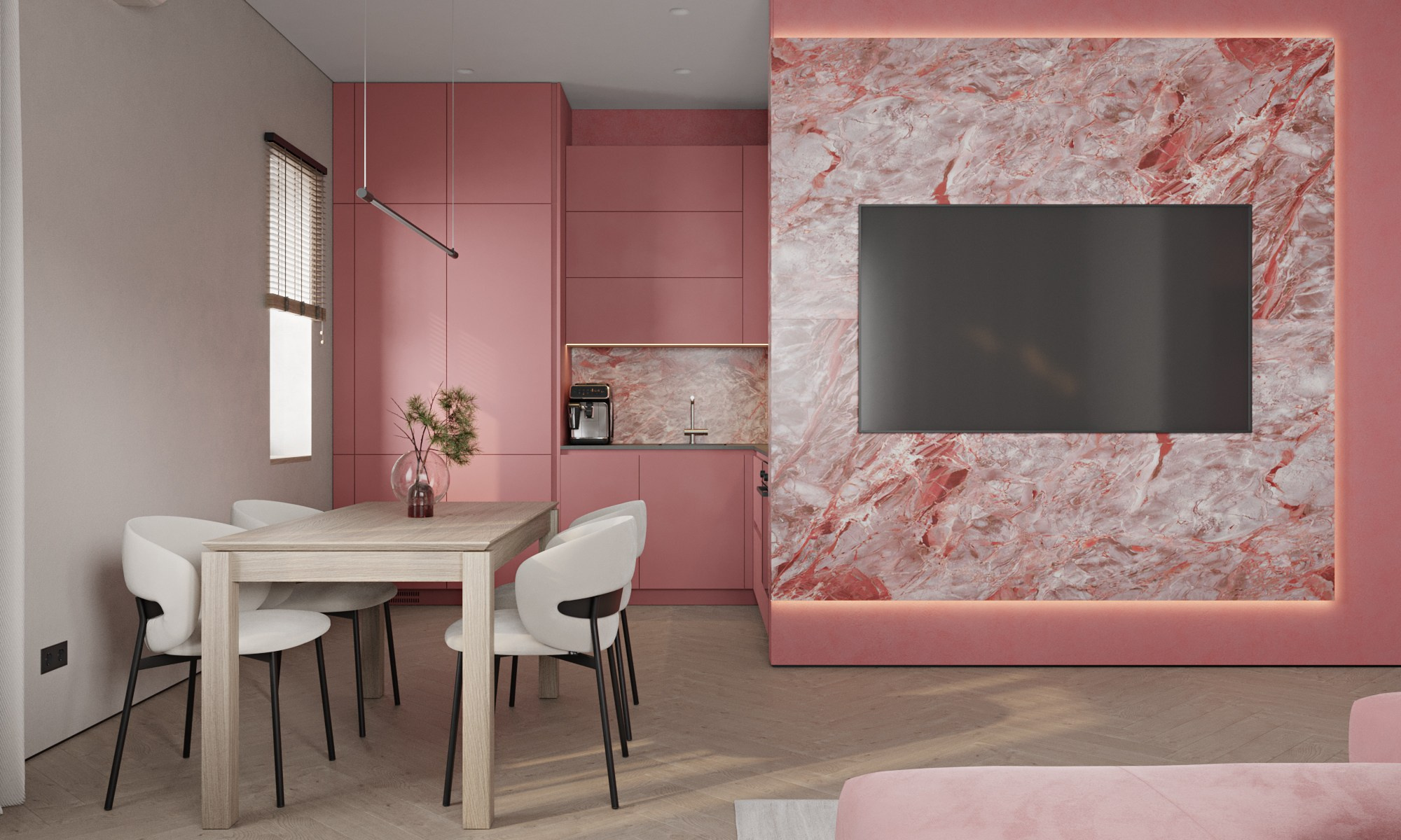 «Коралловый риф». Студия интерьерной визуализации «ЛИНИИ»