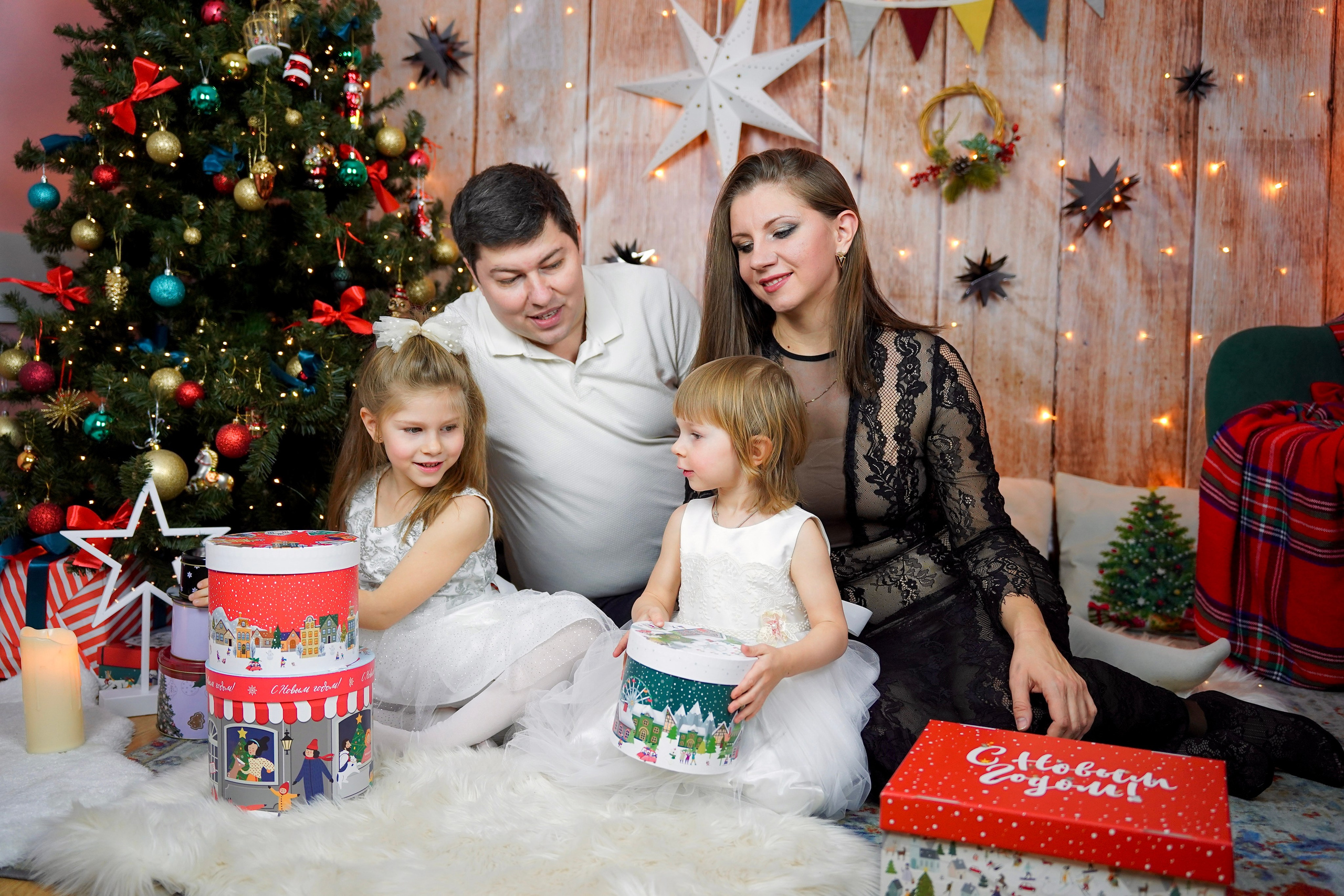 Новогодний фотопроект #3. Семейный и детский фотограф Александра Гвоздикова