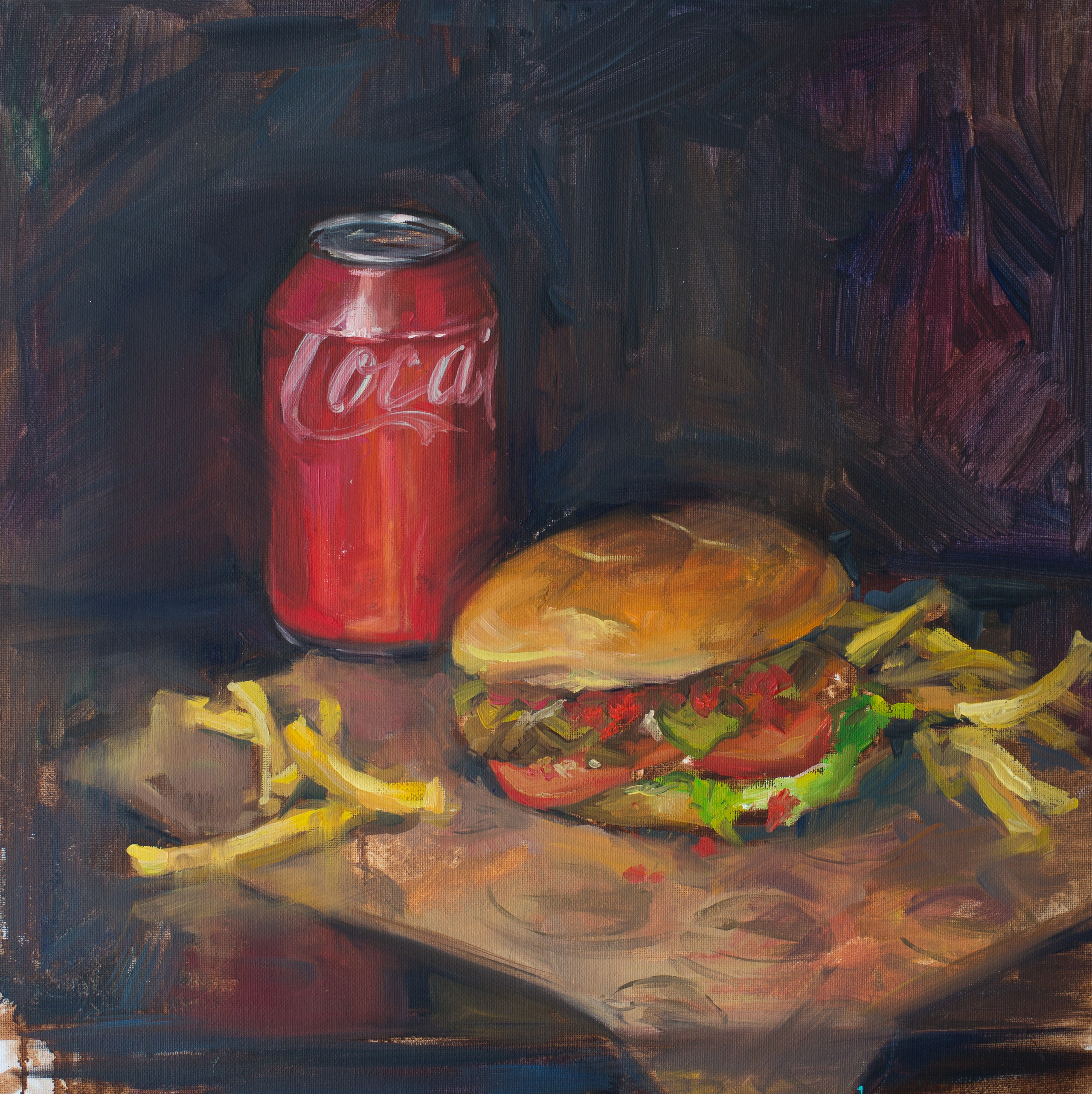 Масло. Художник