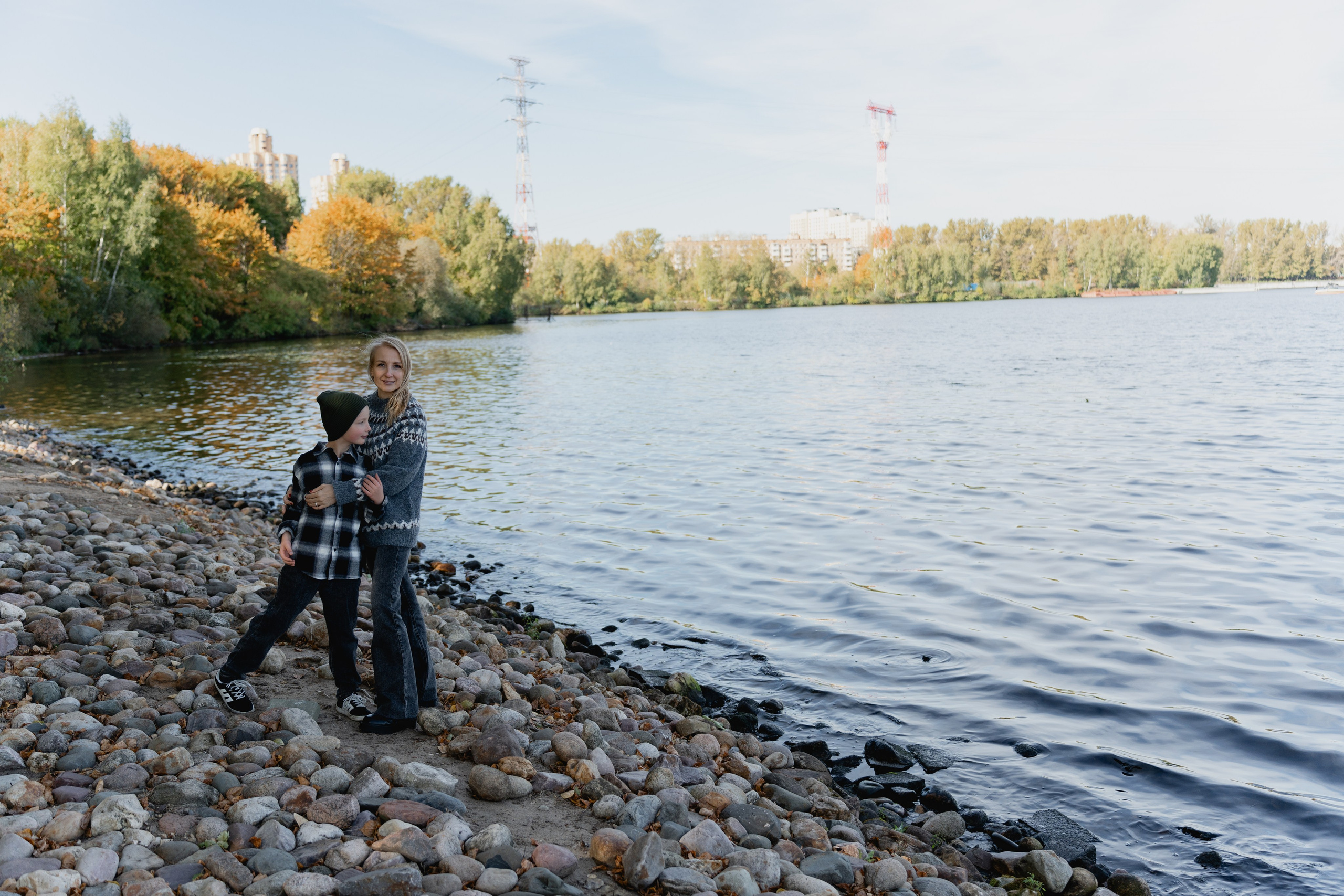 Осенняя прогулка с сыном. Виктория Саханкова — портретный и семейный фотограф в Москве