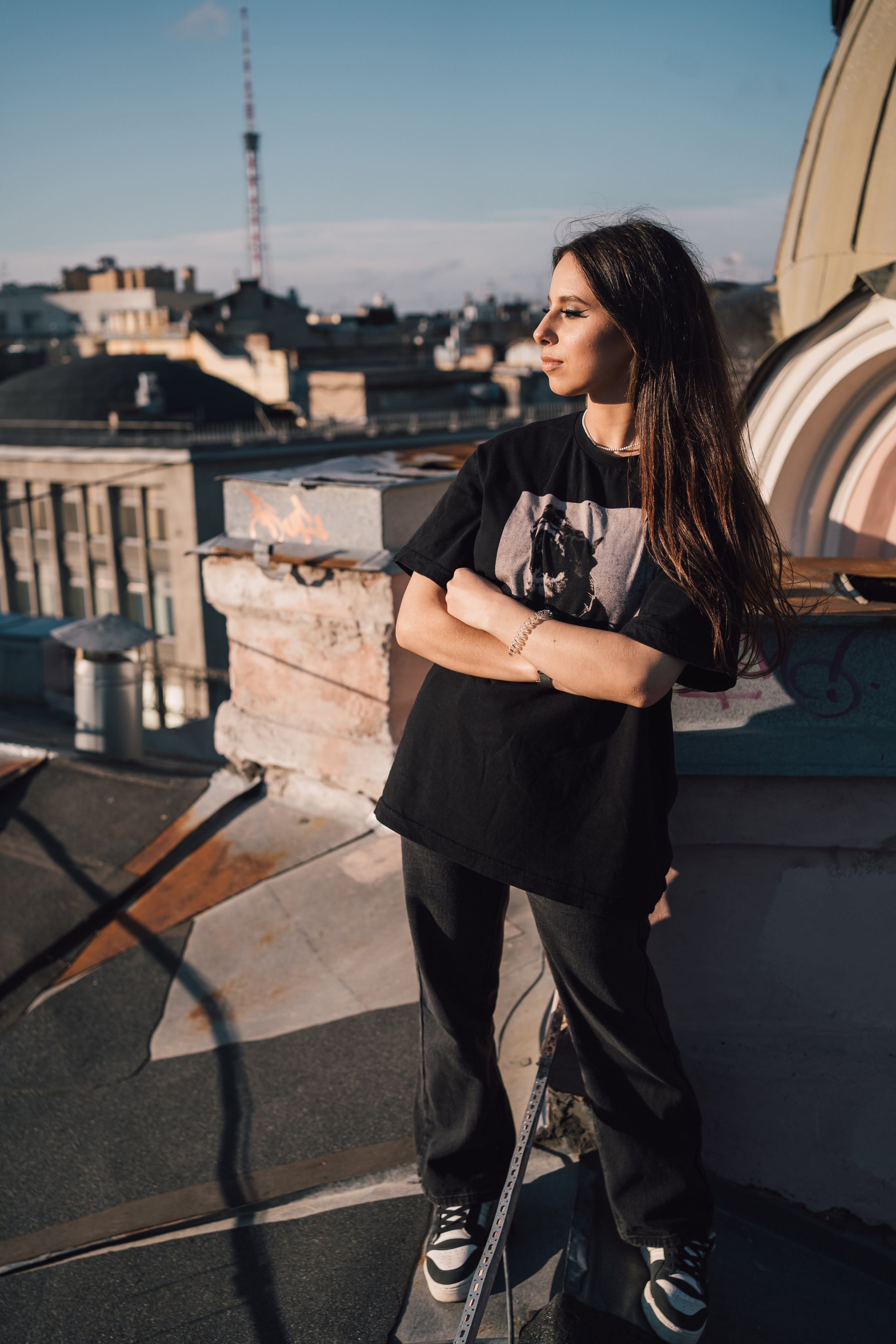 На крыше. Репортажный фотограф в Санкт-Петербурге. Фотограф на мероприятие в СПБ